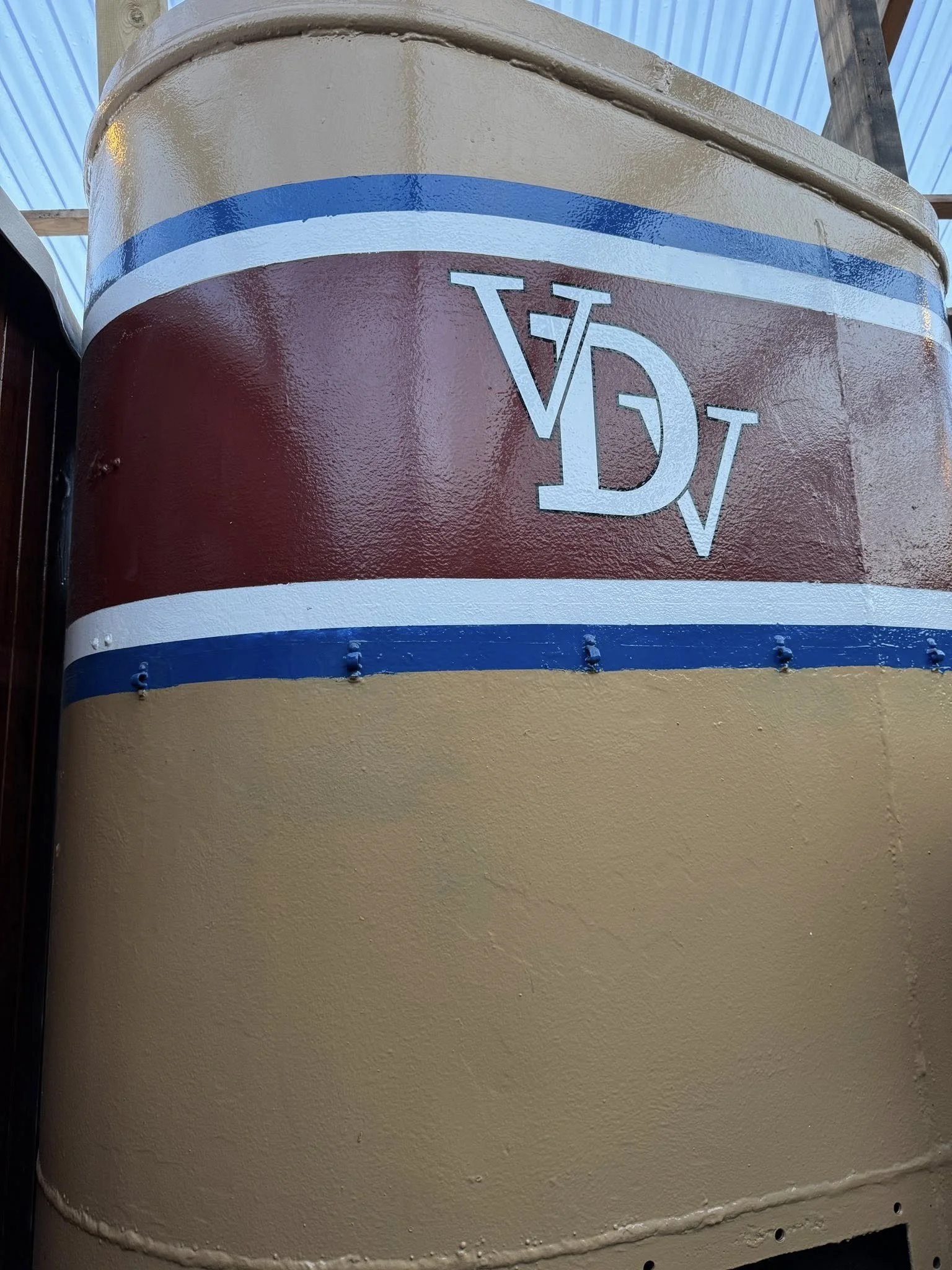 Vårt nye rederimerke - VDV - på plass!