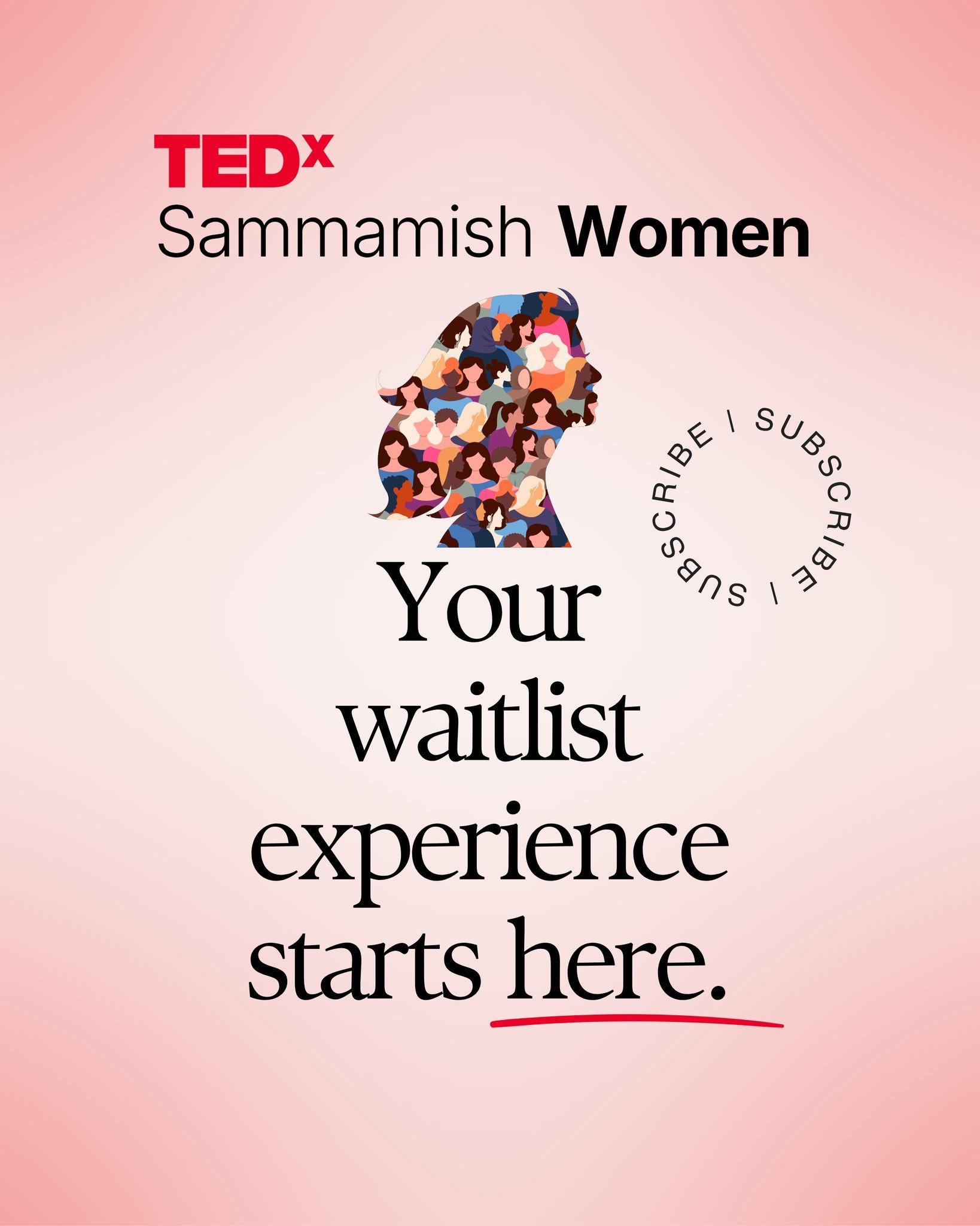 Nobody likes FOMO! 
Don’t miss your chance to be part of TEDxSammamish Women. Tickets will be released soon, so sign up now to be the first to know when they’re available and to receive the latest event updates.
✨Click the link in our bi