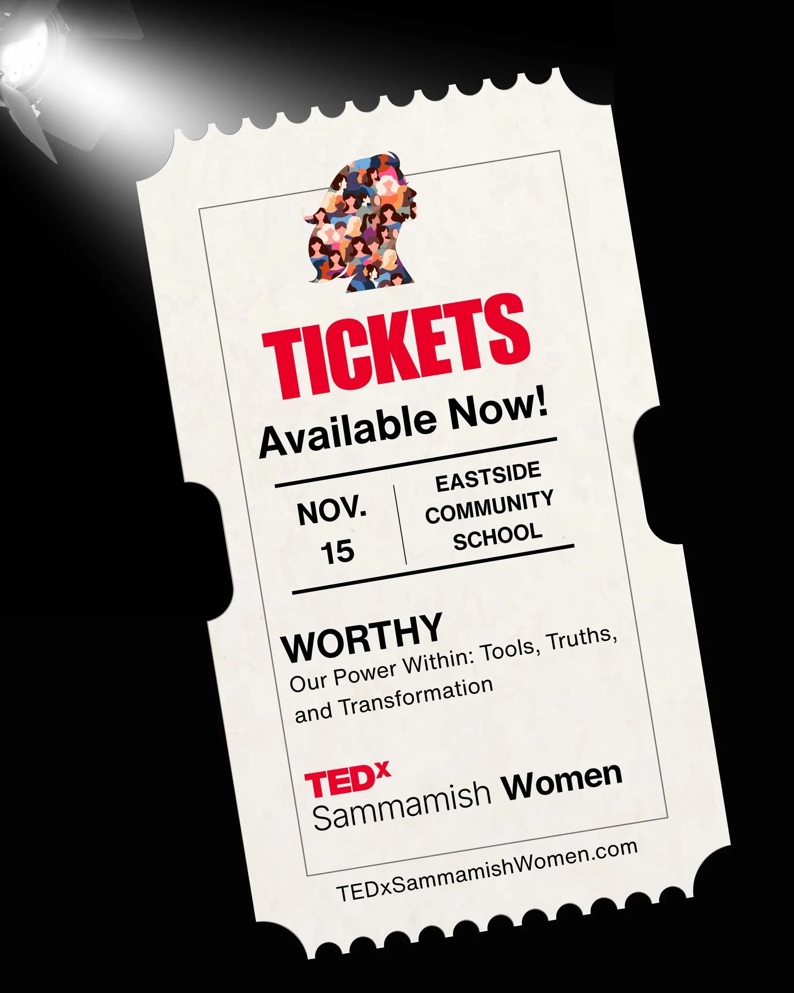 Tickets are now available for TEDxSammamish Women! 🎉
Join us on Saturday, November 15th, at Eastside Community School from 8:30 AM to 1:00 PM for a morning of inspiring talks, creative performances, and meaningful connections. 
Seats are limited &m