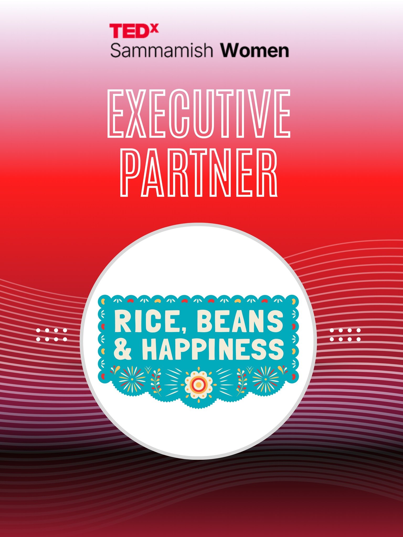 🌮✨ Meet Rice, Beans &amp; Happiness! ✨🌮

We&rsquo;re thrilled to partner with @ricebeansandhappiness  to bring delicious Mexican food to our TEDxSammamish Women event on November 15th! 🎉

Founded by Vicky Garcia, a proud Coahuila, Mexico native ra