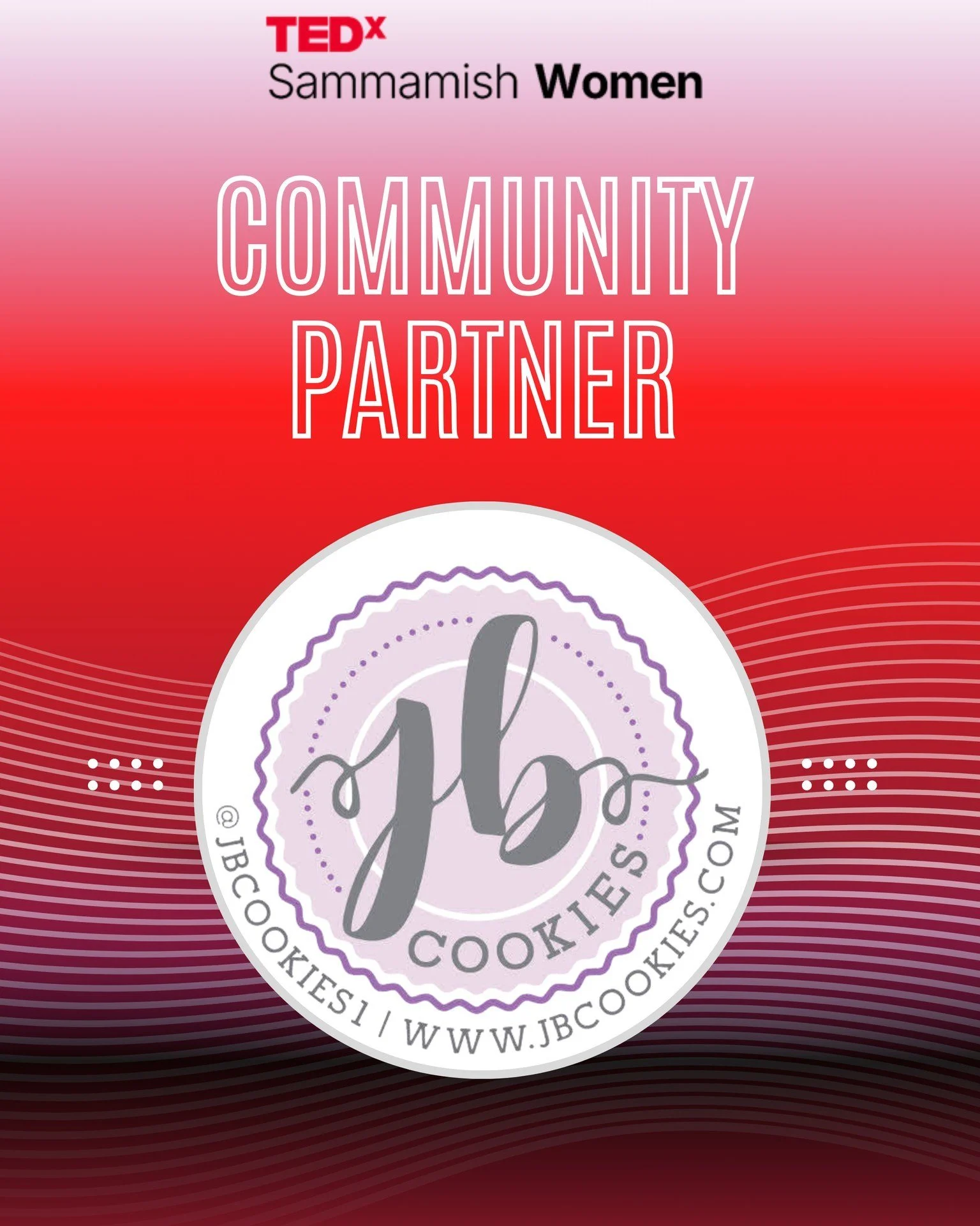 Everything is better with cookies! 🍪
We&rsquo;re excited to partner with @jbcookies1  to provide sweet treats for TEDxSammamish Women on November 15th!

Meet Jenna Badu-Antwi, the talented baker and owner of JB Cookies in Issaquah, WA. She creates b