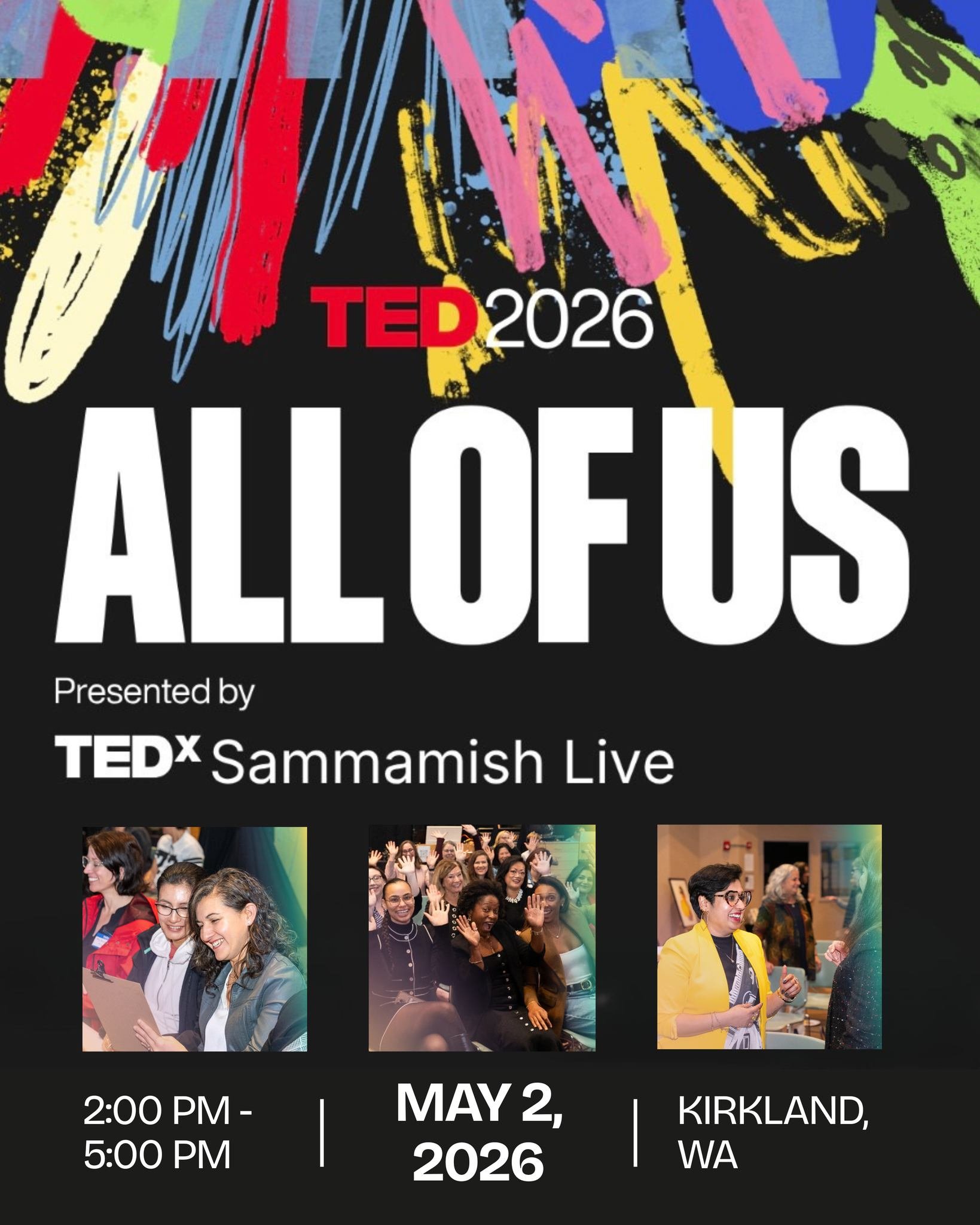 🎉We&rsquo;re trying something new&hellip; and honestly, we&rsquo;re pretty excited about it.

In two weeks, we&rsquo;re hosting TEDxSammamish Live &mdash; a different way to experience brand-new TED 2026 talks without traveling or buying a conferenc