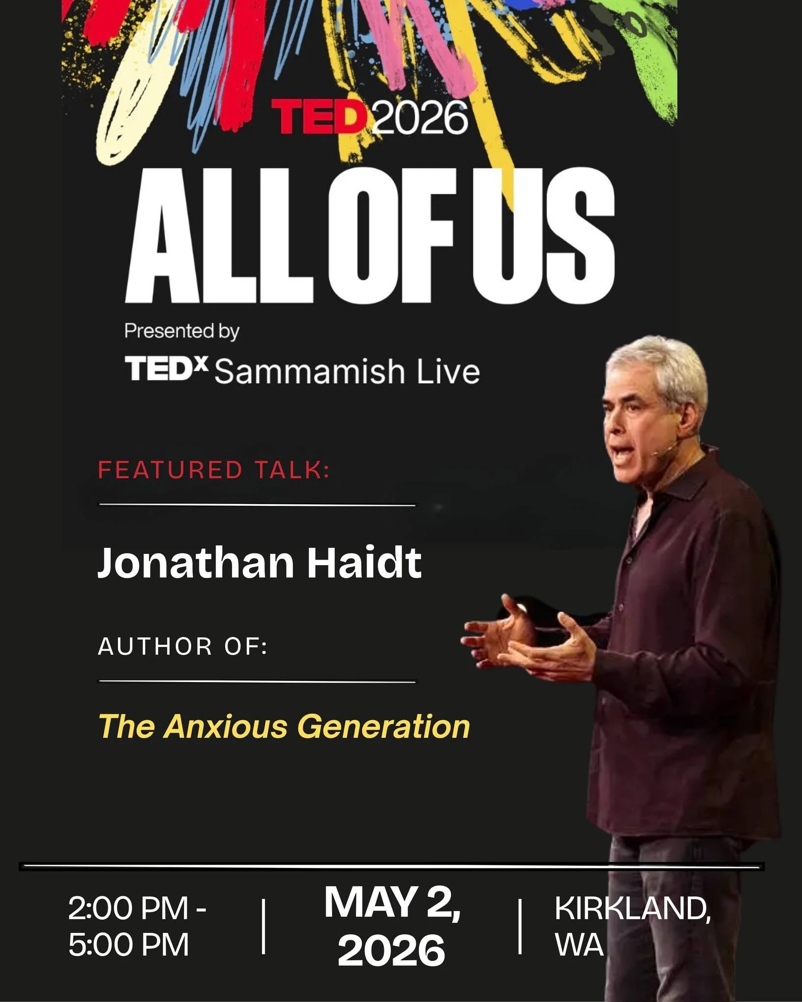 We&rsquo;re especially excited for this one 👀

Jonathan Haidt &mdash; author of The Anxious Generation &mdash; is taking on a question that&rsquo;s been quietly sitting in the background of all our lives:
What is all this tech actually doing to us&h