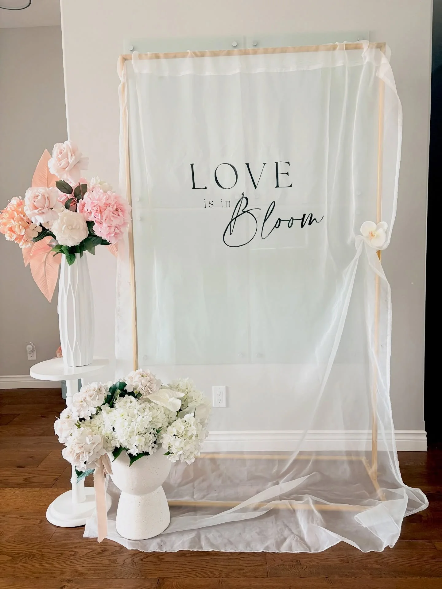 &hellip;we spend most of our &lsquo;down time&rsquo; winter months sourcing +/or creating new and wonderful products for our clients 🍃 

this is just one of the many new banners | event signage available in our collection. 

sheer, Love is in Bloom 