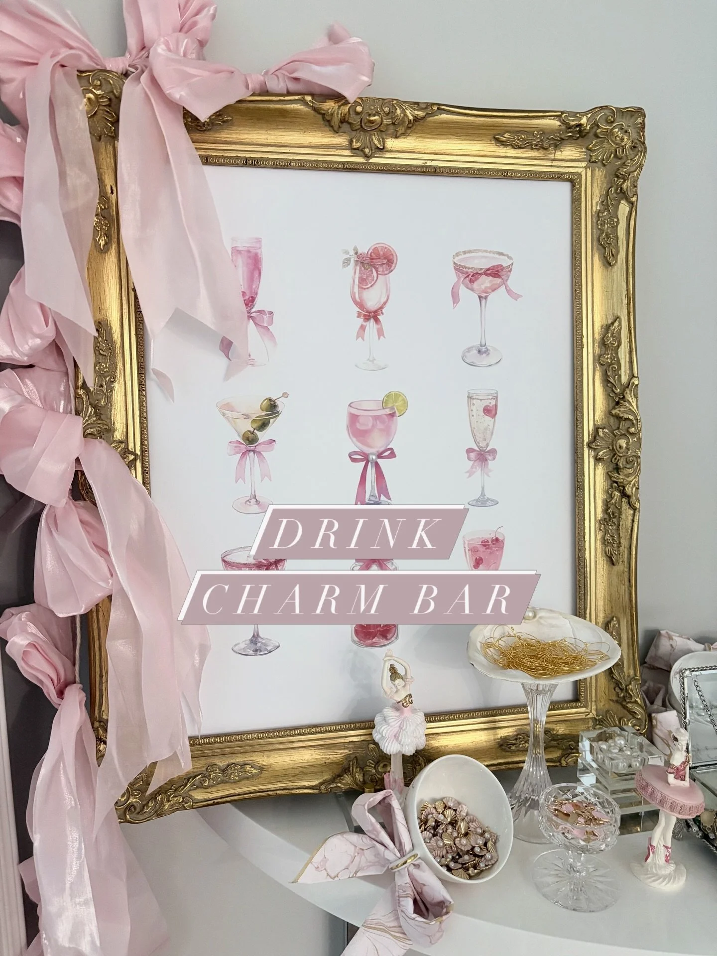 &hellip; our DRINK CHARM BAR 🍃

even with limited space last weekend, we managed to squeeze in a fun, interactive area where guests could craft their own drink charms 🎀 each glass was uniquely identifiable, making it easy to keep track throughout t