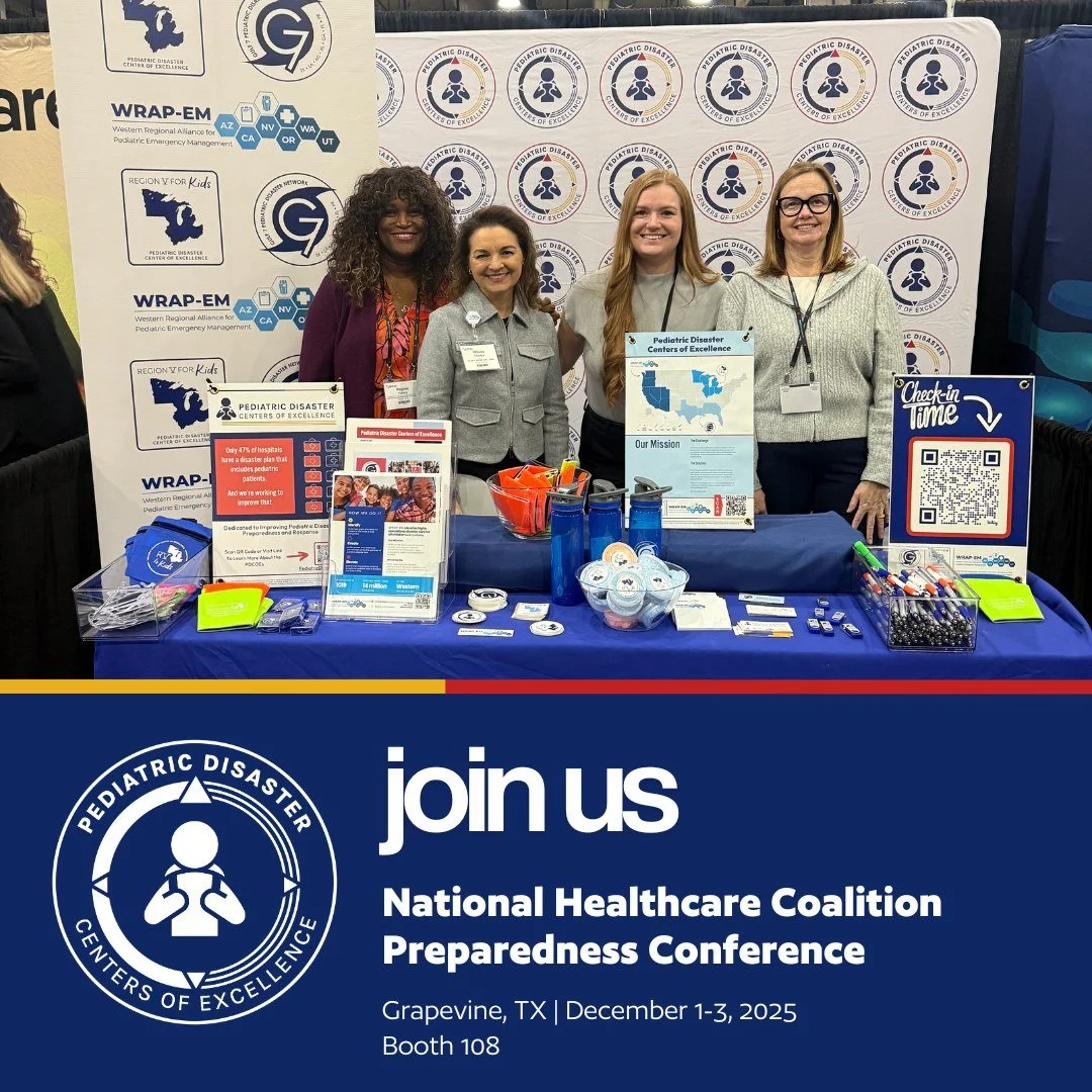 Tomorrow is the final day of #NHCPC, we&rsquo;re grateful for the chance to engage with all in attendance. Visit our booth (#108) before you head home. 

Together, we&rsquo;re building a stronger pediatric disaster network for kids and families natio