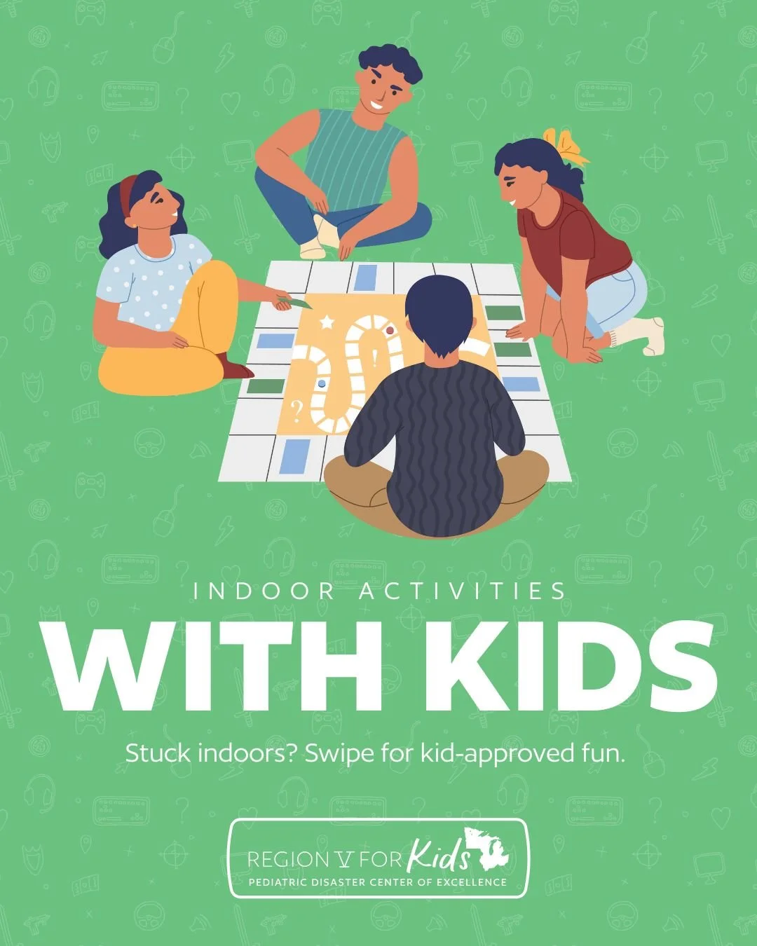 Snowed in during the winter storm? ❄️🏠

If your family is stuck indoors, swipe through for simple, screen-free (and screen-friendly!) activities to help pass the time together.

For more resources, please visit the link in our bio!

#RV4K | #WinterS