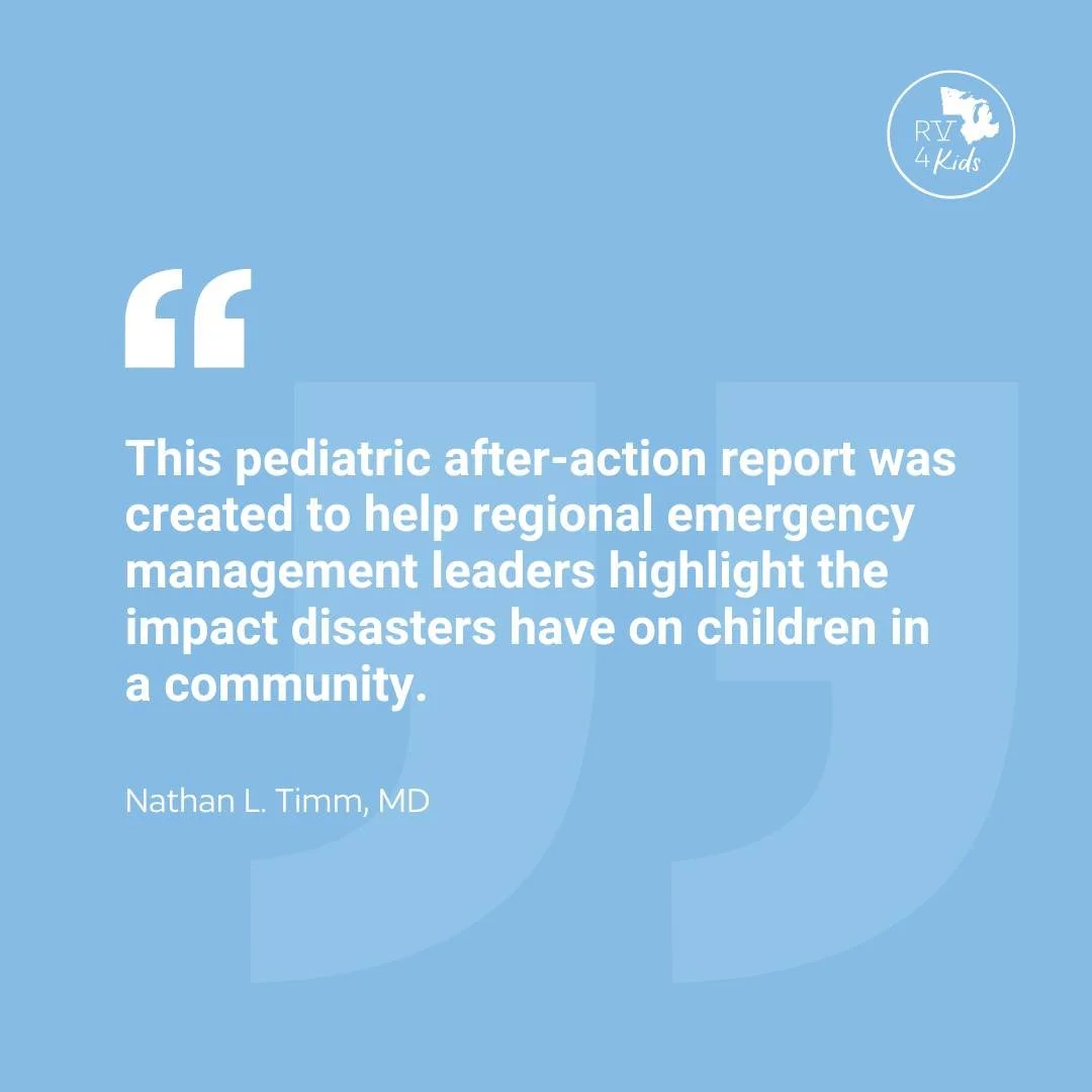 Knowledge is power&mdash;and pediatric emergency preparedness starts with understanding.

The PAAR video series on the RV4K website highlights the importance of including pediatrics in event after-action reports, helping individuals and communities r