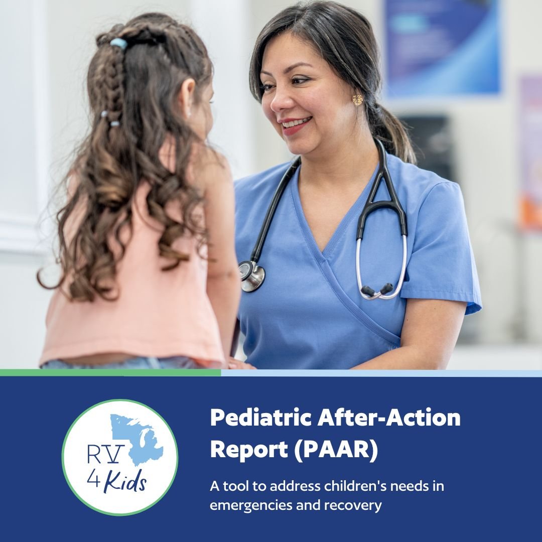 Understanding is the first step to preparedness.

The PAAR video series highlights why pediatric considerations matter in after-action reports and how communities can better support children during emergencies.

Take a few minutes to watch and share 