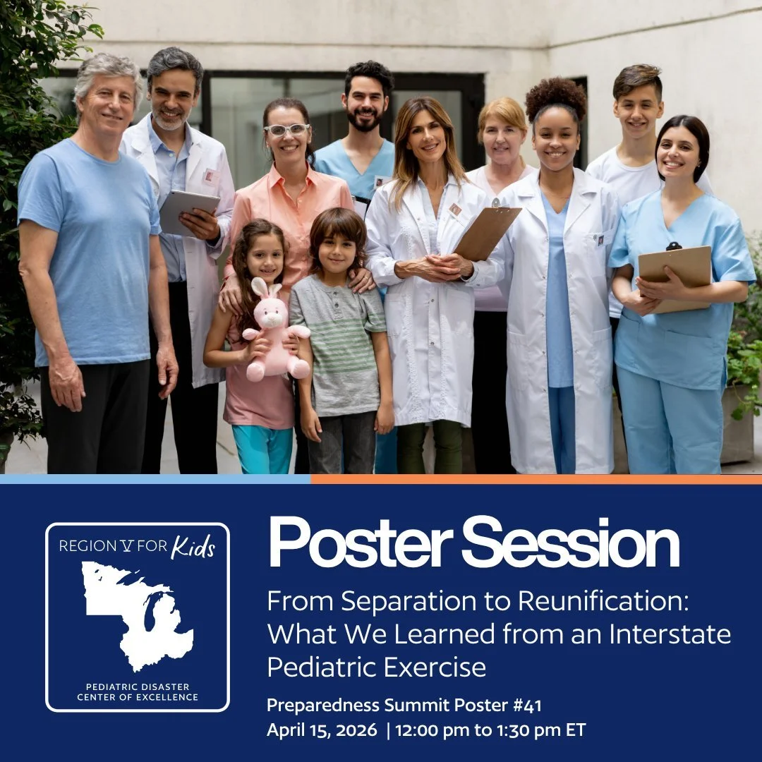 Join us at the Preparedness Summit on April 15 for an engaging poster session! 📊

Learn more about our family reunification exercise and how it strengthens coordination, communication, and response during emergencies. Explore innovative approaches, 