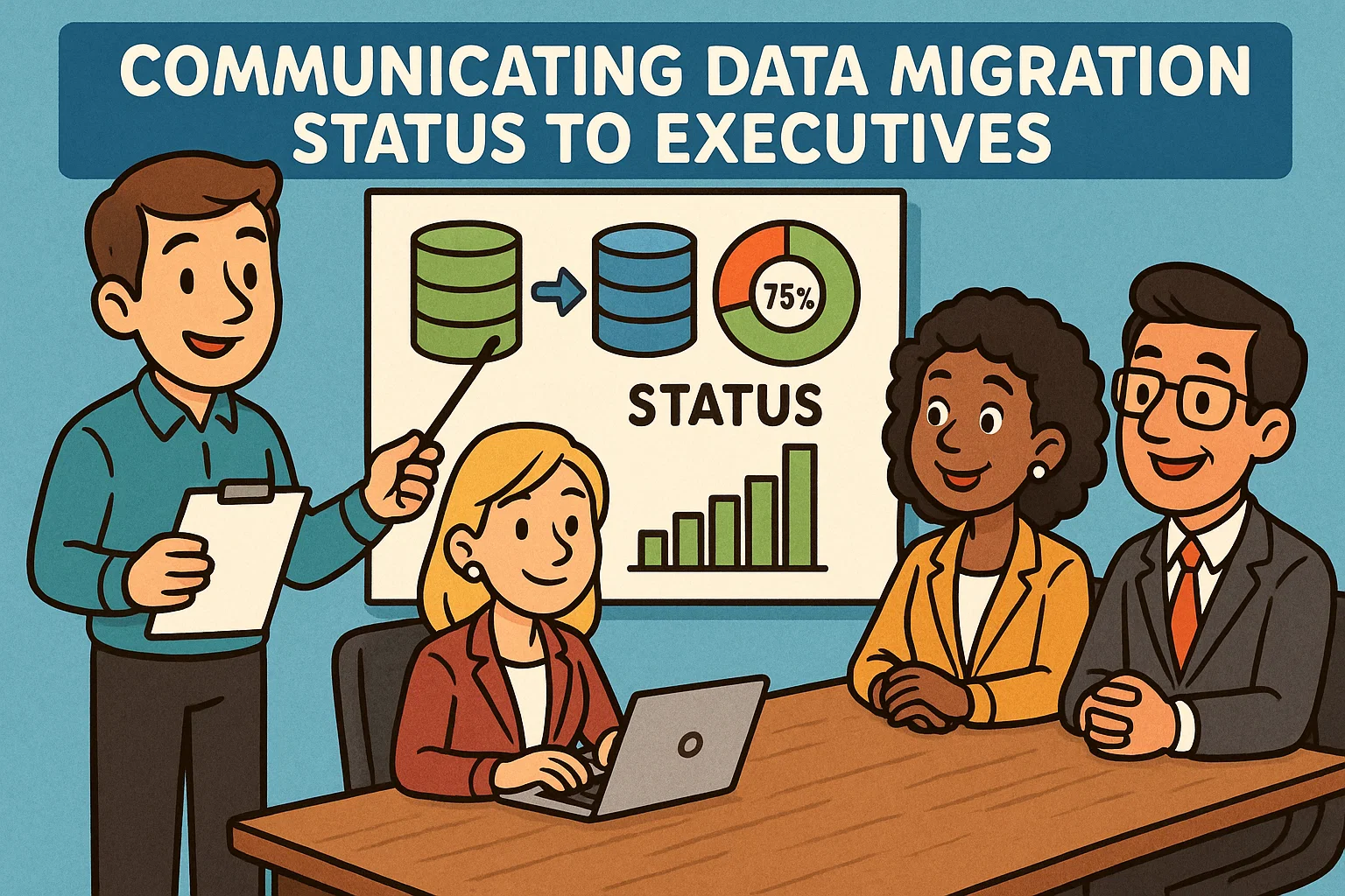 Communicating Data Migration Status to Executives