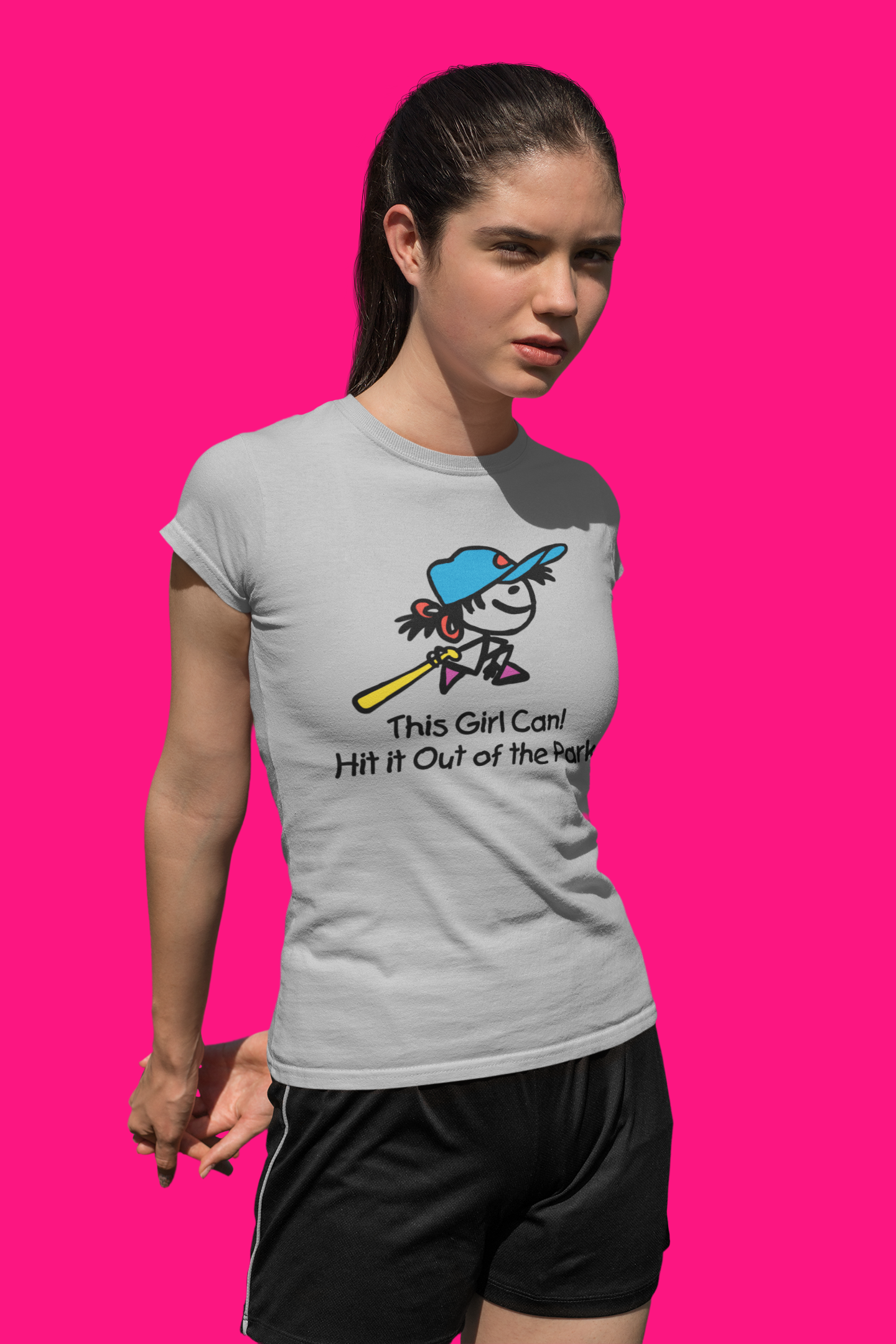 Ths Girl Can! Hit it Out of the Park Unisex Tee
