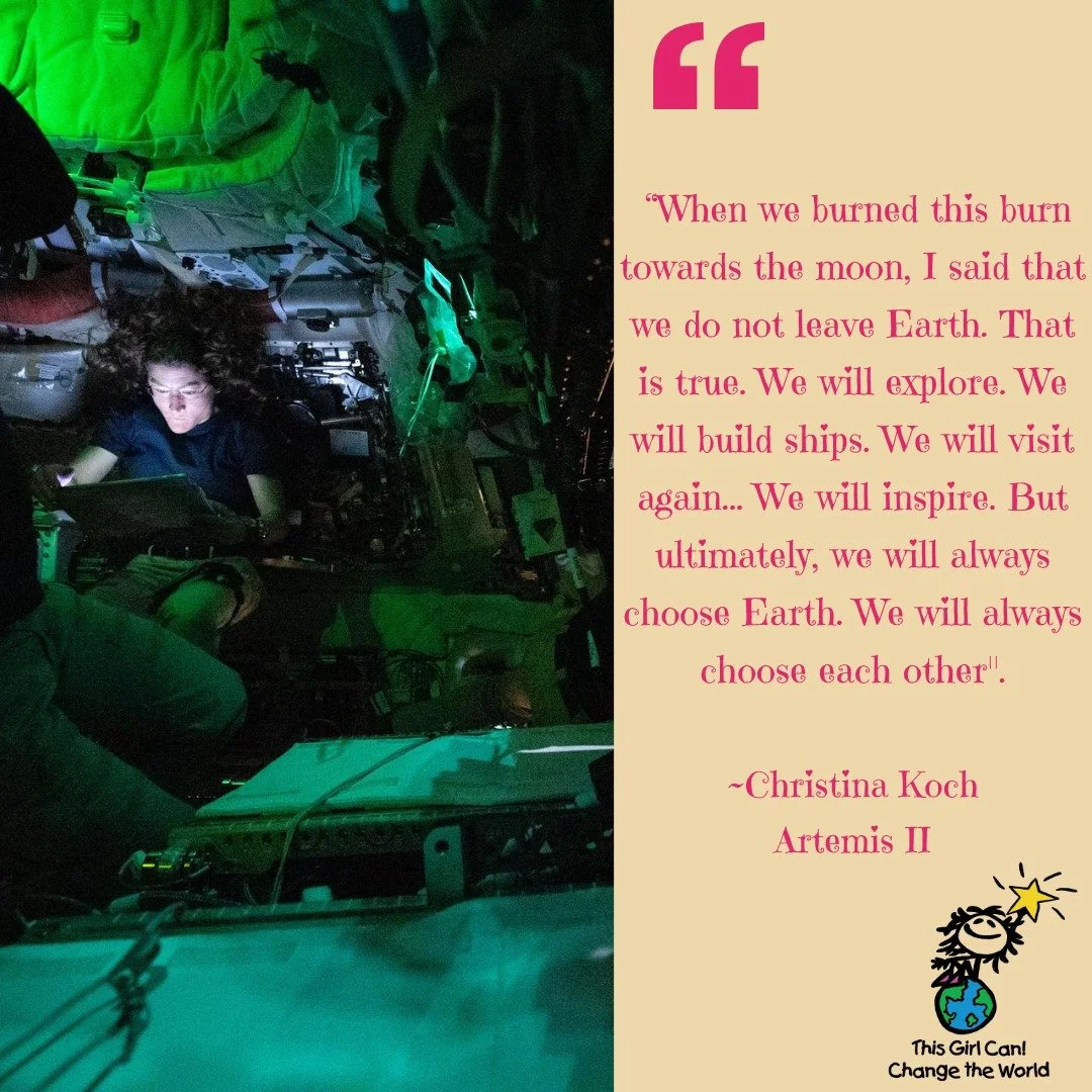 Welcome Home #ArtemisII

Did you know that the last time we went to the Moon, women could not open their own credit card...and NOW Women are not only flying further into space than anyone has ever been, they are also leading the mission @nasa , makin
