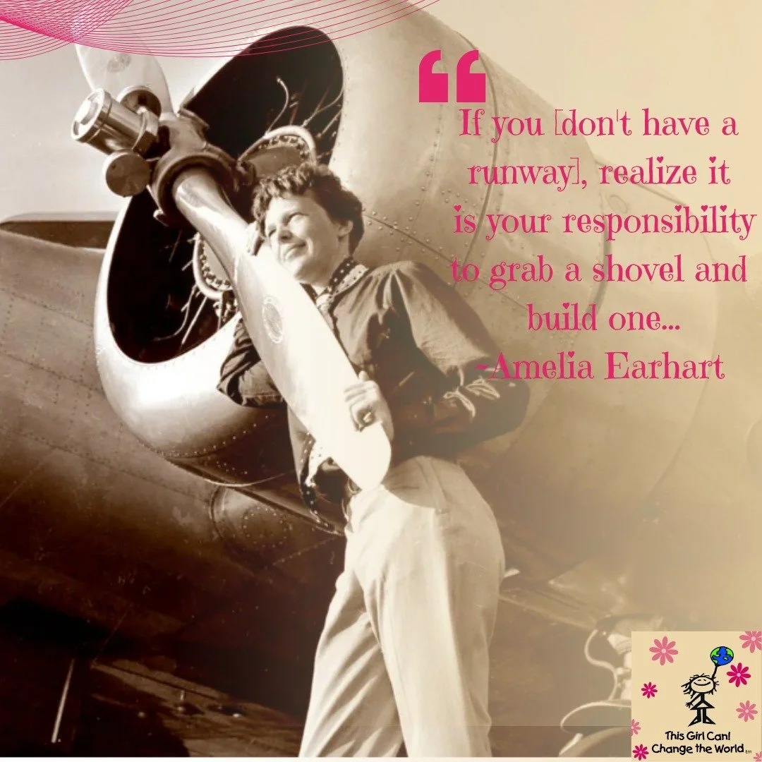 #OTD in 1932, Amelia Earhart became the first woman to complete a solo-transatlantic flight by flying 2,026 miles from Newfoundland to Ireland.

#ThisGirlCanFly
#ThisGirlCanChangetheWorld
#AmeliaEarhart
#WomensHistory