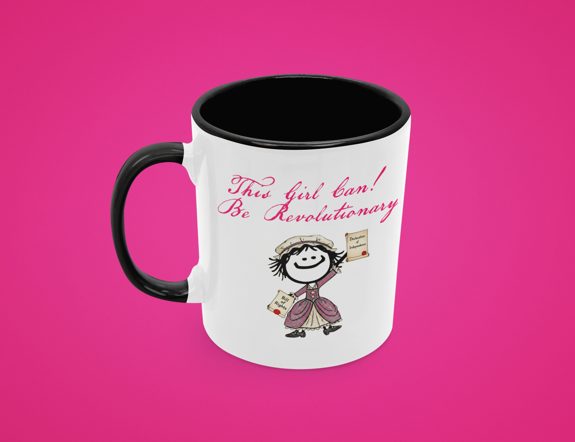 NEW! Limited Edition This Girl Can! Be Revolutionary Mug with Color Inside
