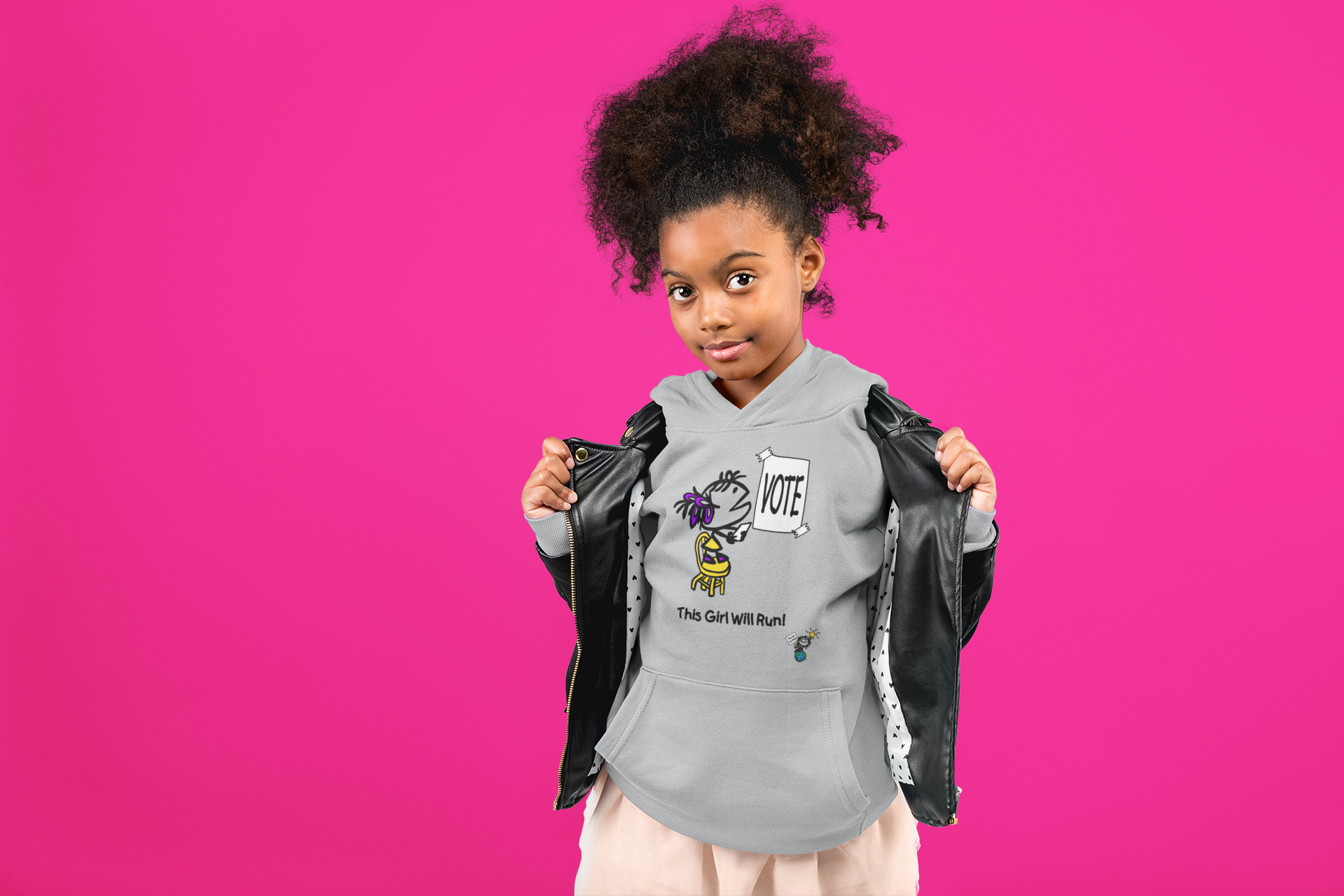 This Girl Wil Run! Youth heavy blend hoodie