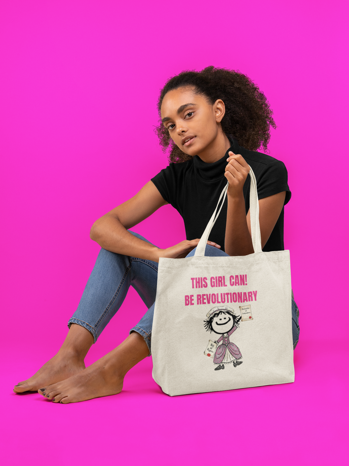 NEW! Limited Edition This Girl Can! Be Revolutionary Eco Tote Bag
