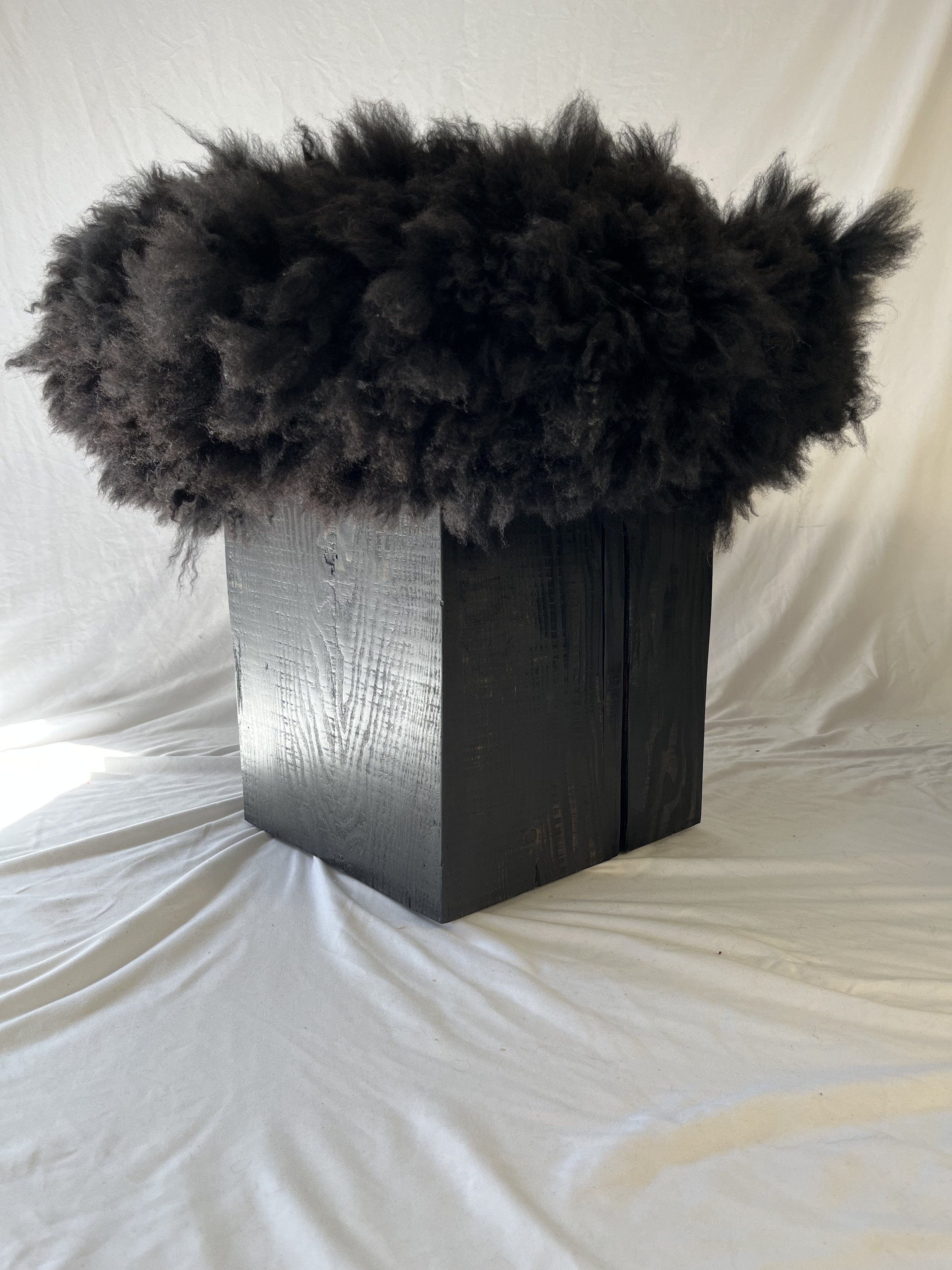 Doug Fir Alpaca Stools