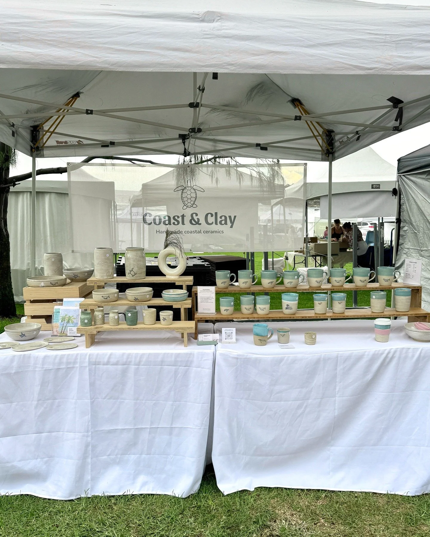 Thank you to everyone who came by over the weekend 💙

Bondi was such a good one &mdash; lots of people, good chats, and pieces heading off to new homes.

I&rsquo;ve donated $50 from the weekend to @take3forthesea 🌊

Really appreciate the support.