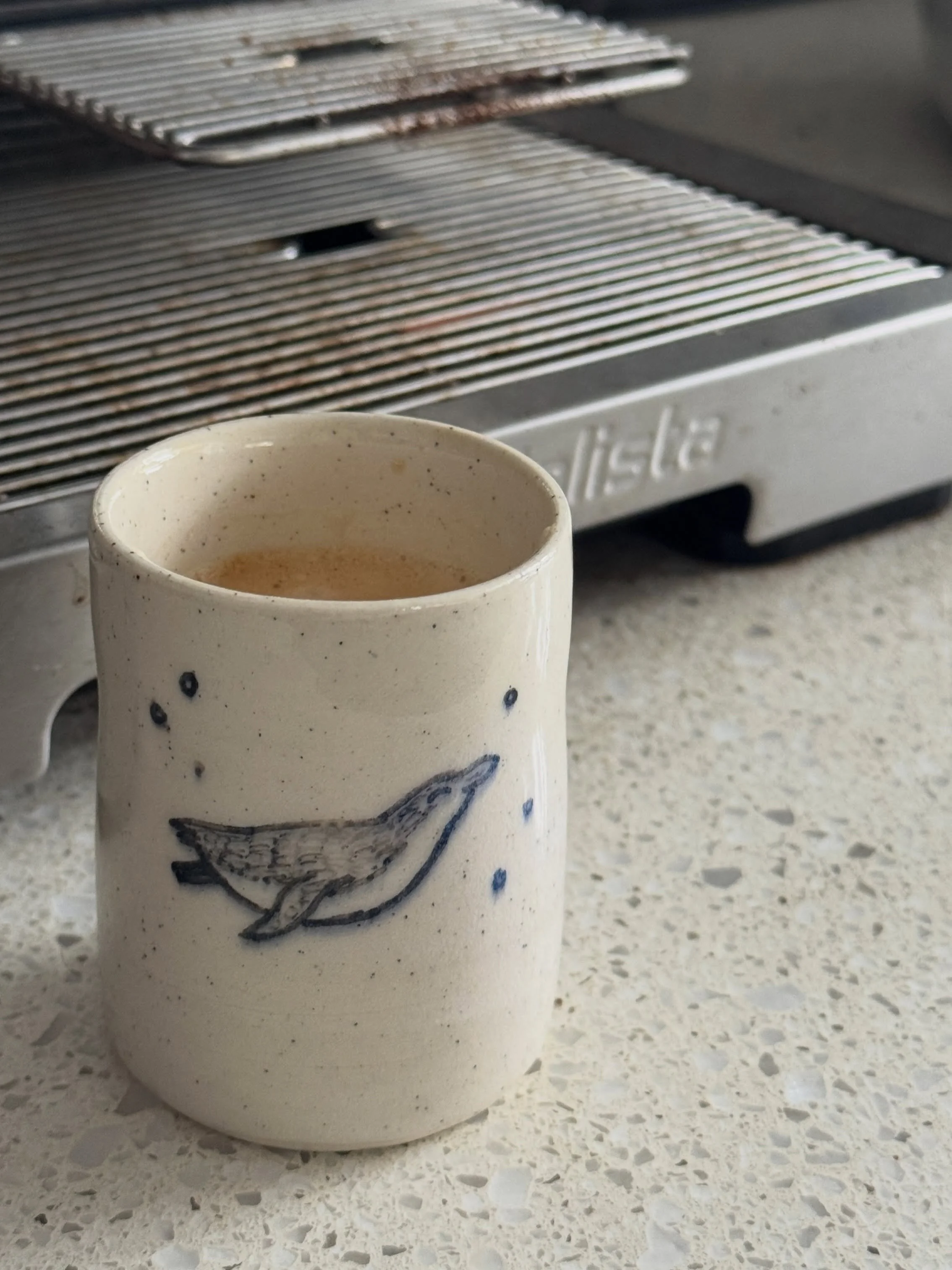 Testing out the new espresso cup &amp; lid