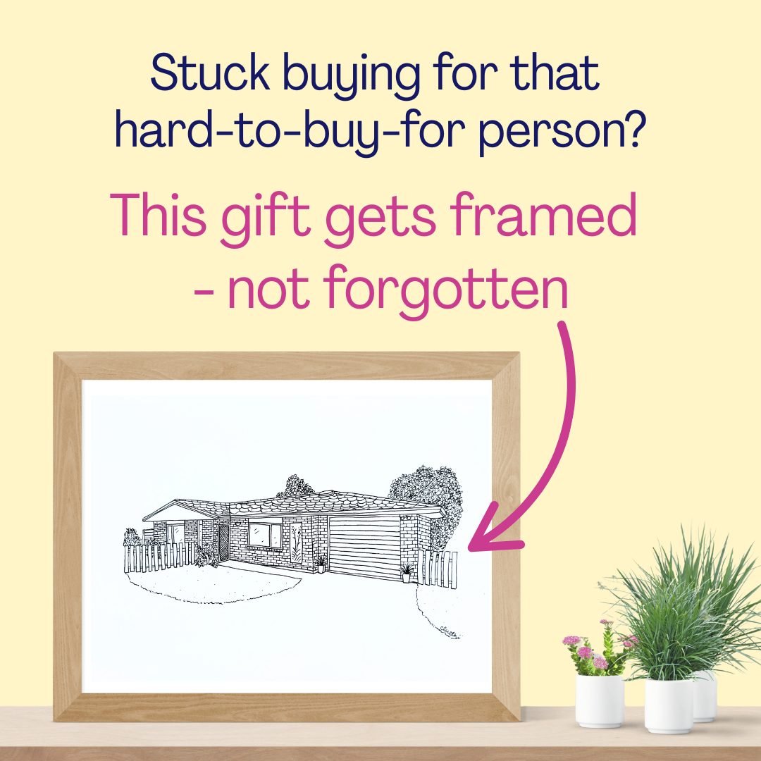We all have that person - the one who says &ldquo;don&rsquo;t get me anything&rdquo; or already has everything.

Here&rsquo;s an idea they won&rsquo;t see coming&hellip;
A hand-drawn portrait of their home 🖋️
Not mass-produced. Not generic. Just rea