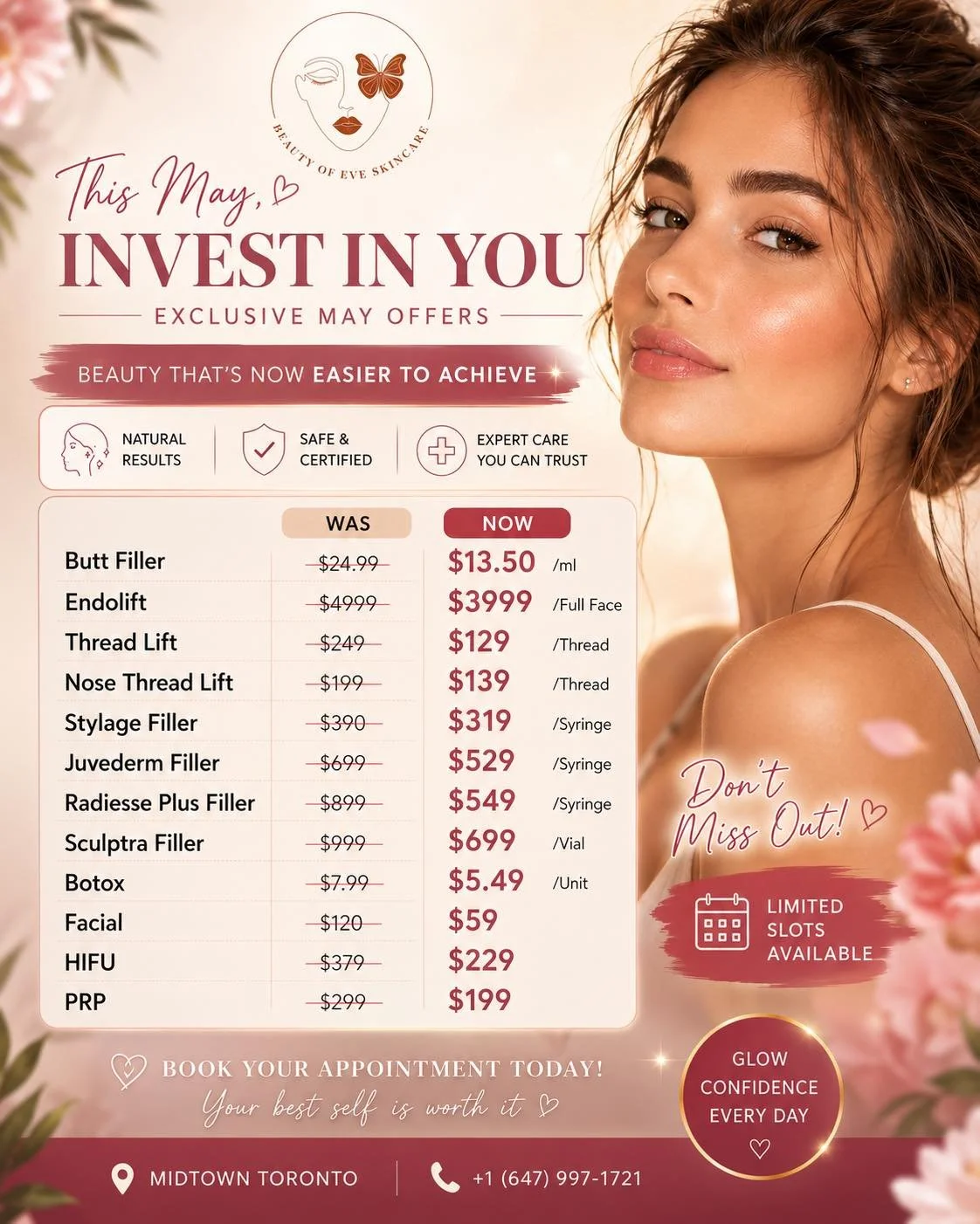 This May&hellip; it&rsquo;s your turn ✨

Real results. Real confidence.
Exclusive offers on your favorite treatments &mdash; for a limited time only.

From fillers to skin treatments&hellip;
everything you need to look refreshed, lifted, and glowing 