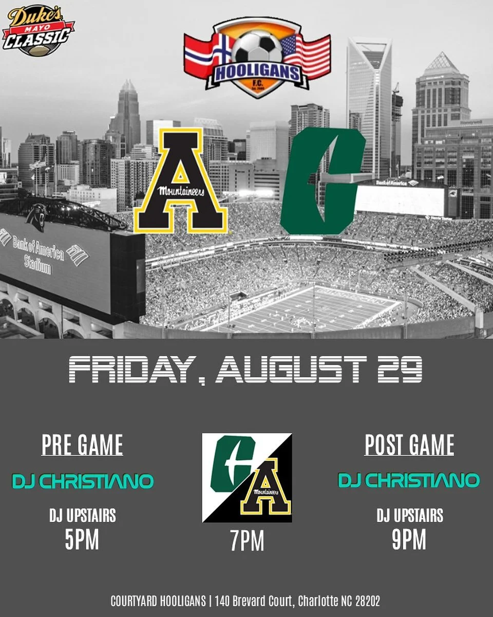 Warning: @courtyard_hooligans (upstairs) may cause excessive dancing, bad singing, and spontaneous friendships. Good beer.  Good bartenders. Good tunes.  See you all Friday evening!