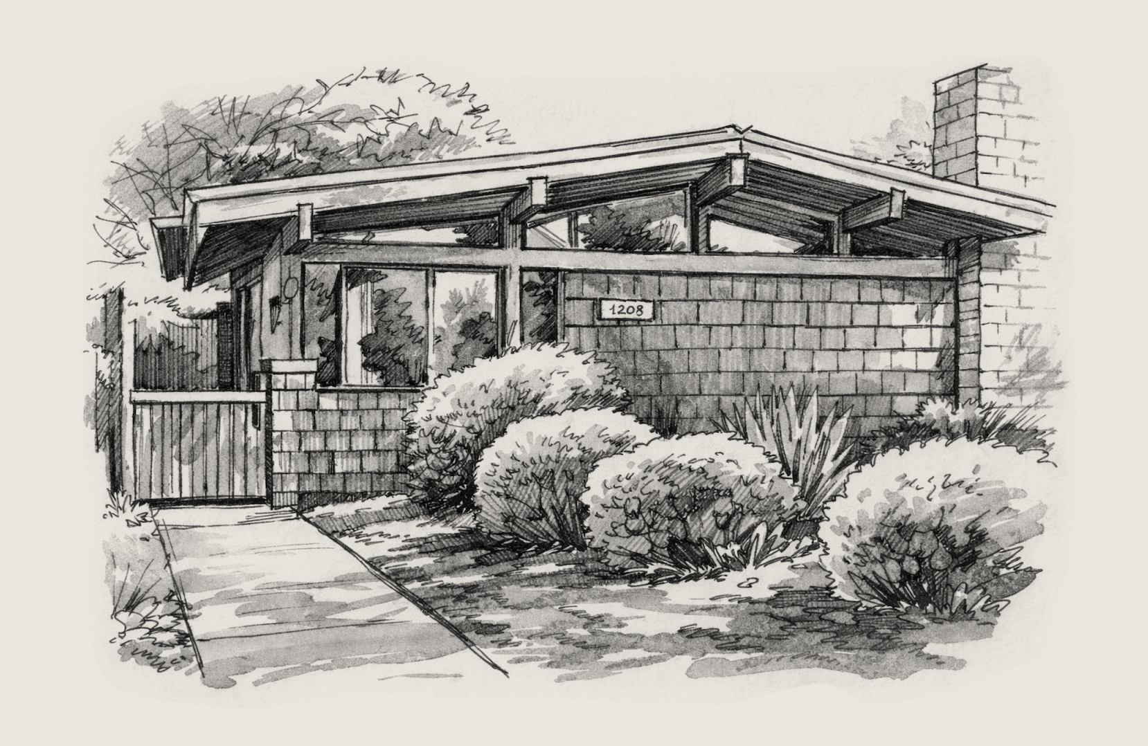 Santa Rosa:  Mid Century Modern