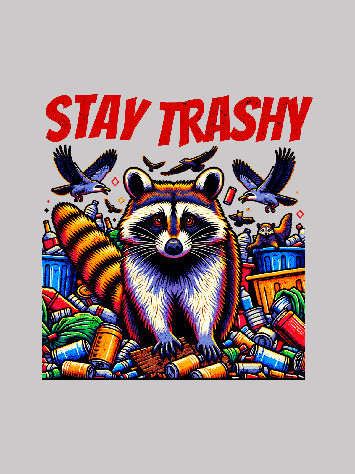 Stay Trashy - Solid Athletic Grey.png