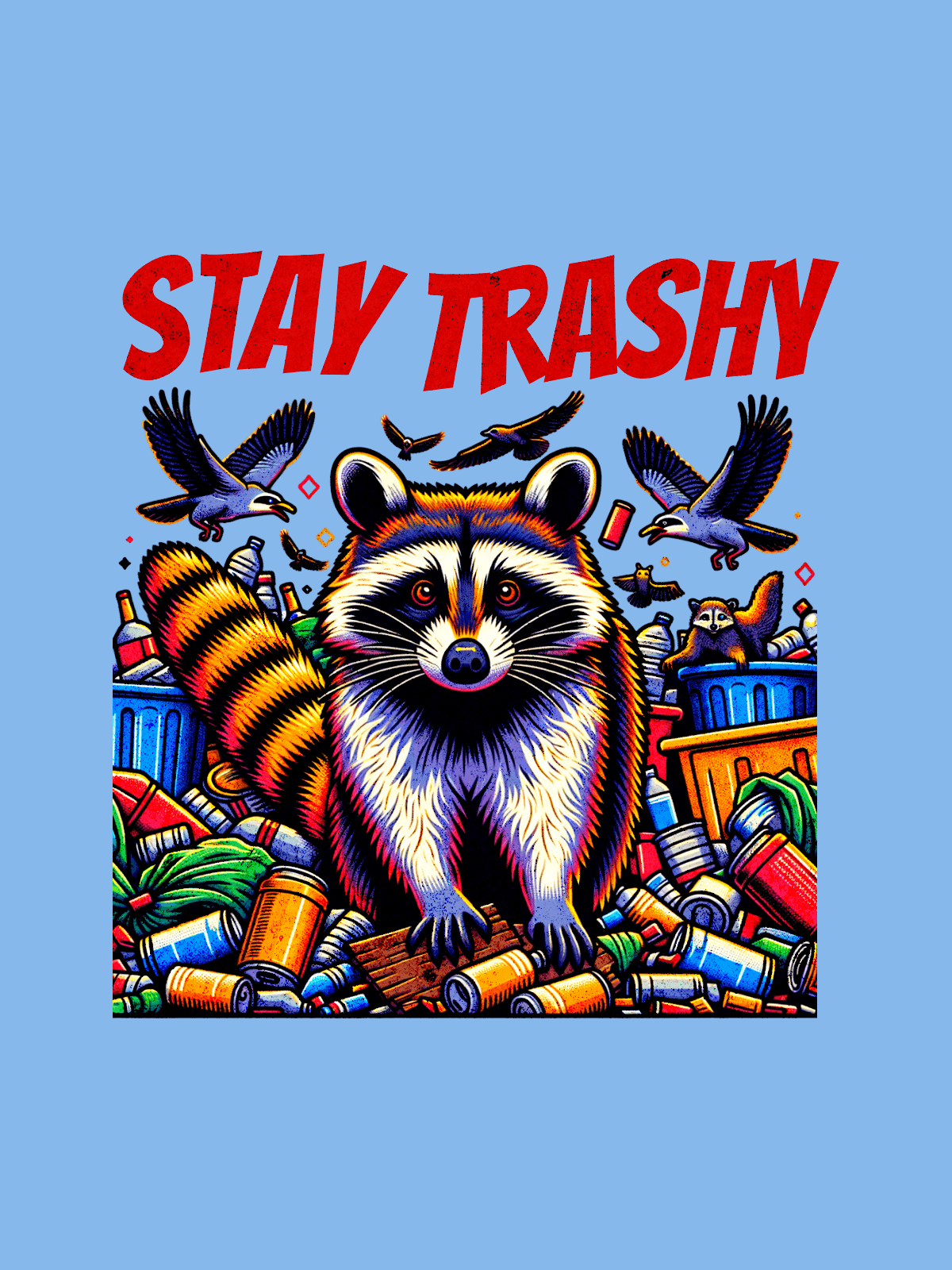 Stay Trashy - Carolina Blue.png