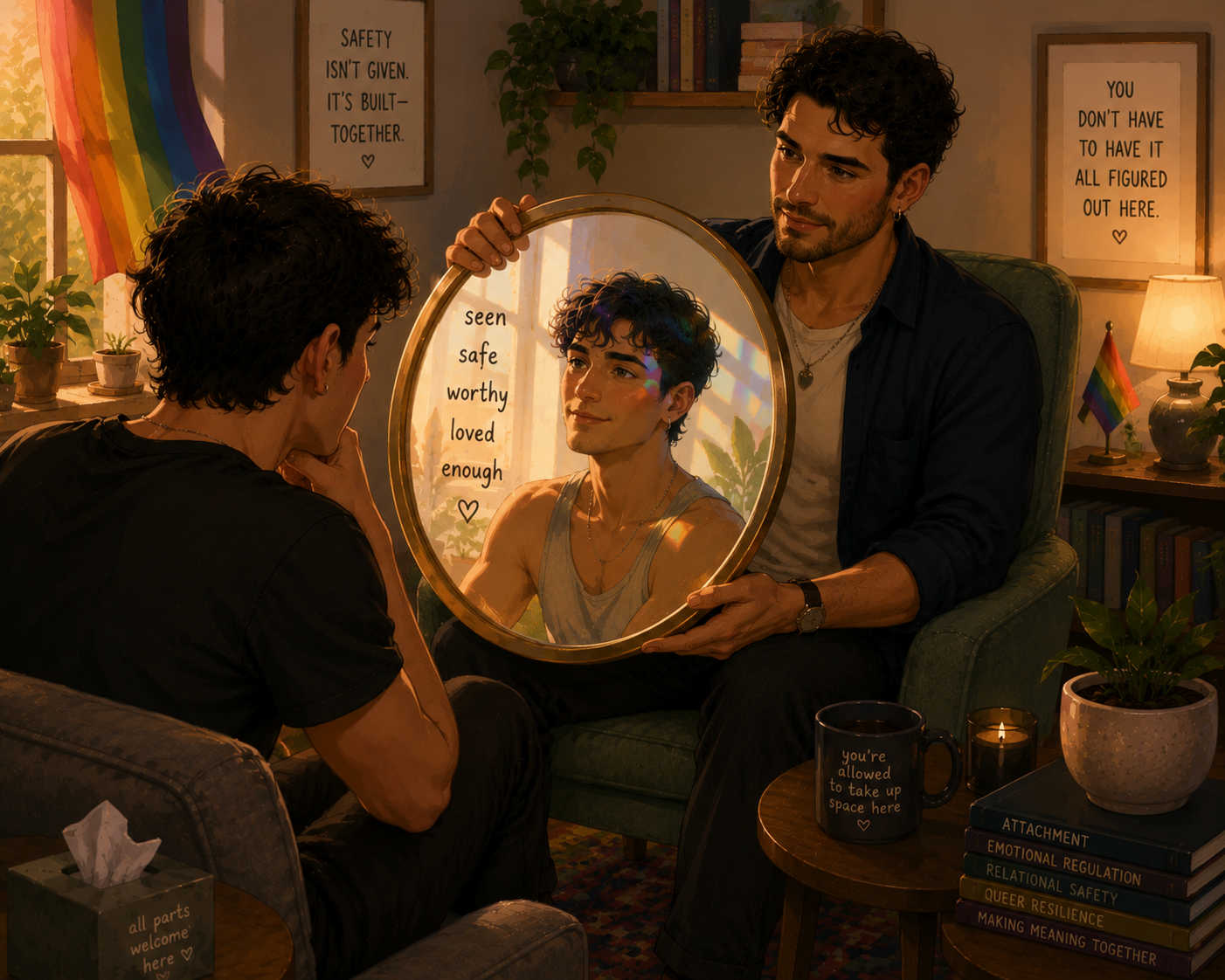Affirming Isn’t the Same as Safe: What LGBTQIA+ Clients Actually Notice in Therapy
