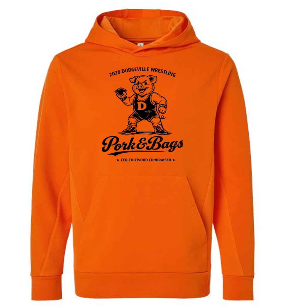 YOUTH HOODED FLEECE (MOISTURE WICKING)