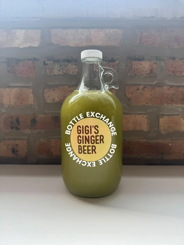 64oz growler refill - matcha