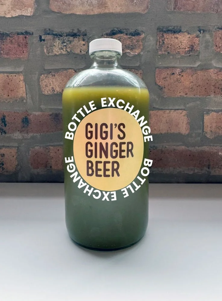 32oz growler refill - matcha