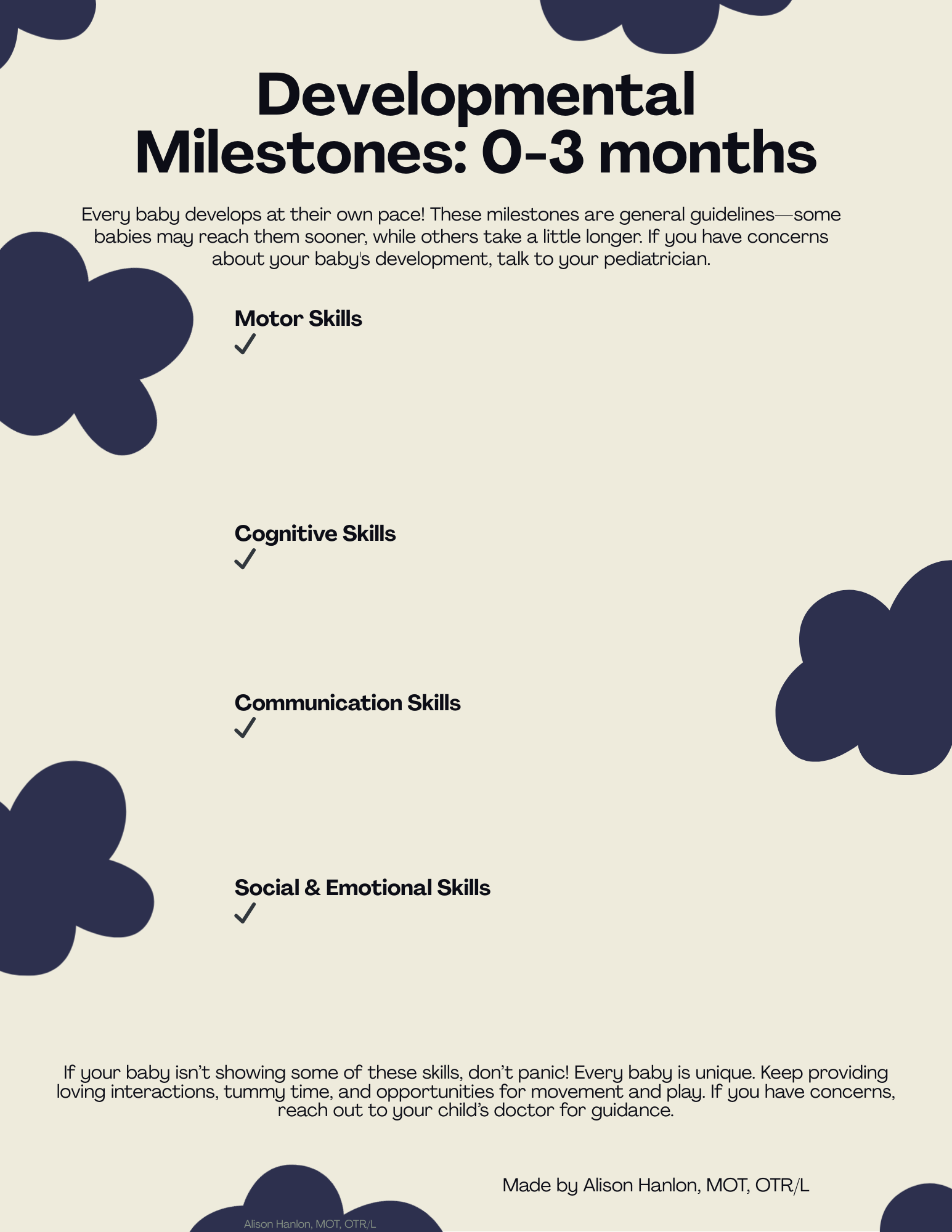 Developmental Milestones: The First Year (0–12 Months)