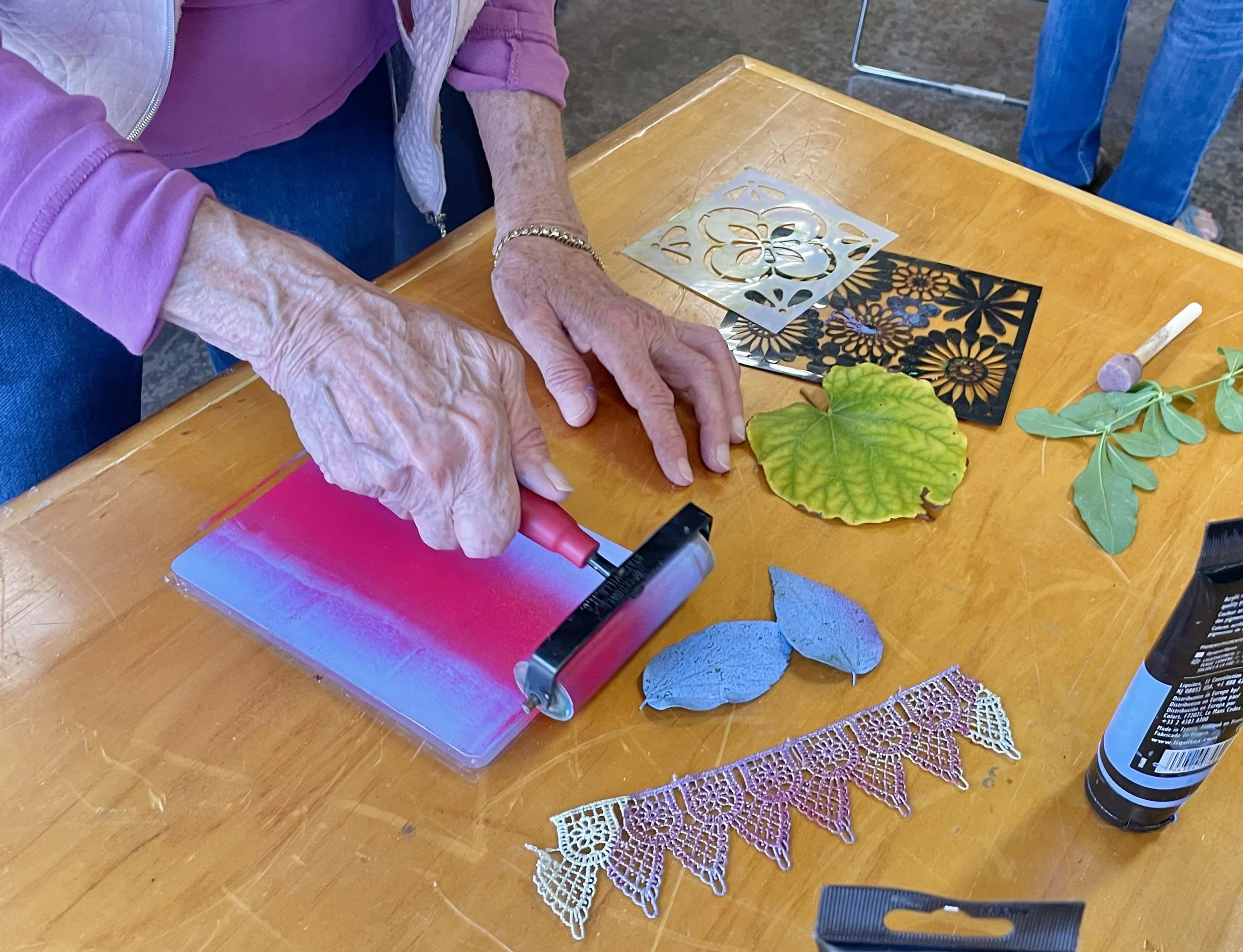 Gel Plate Printing @ Spare Parts