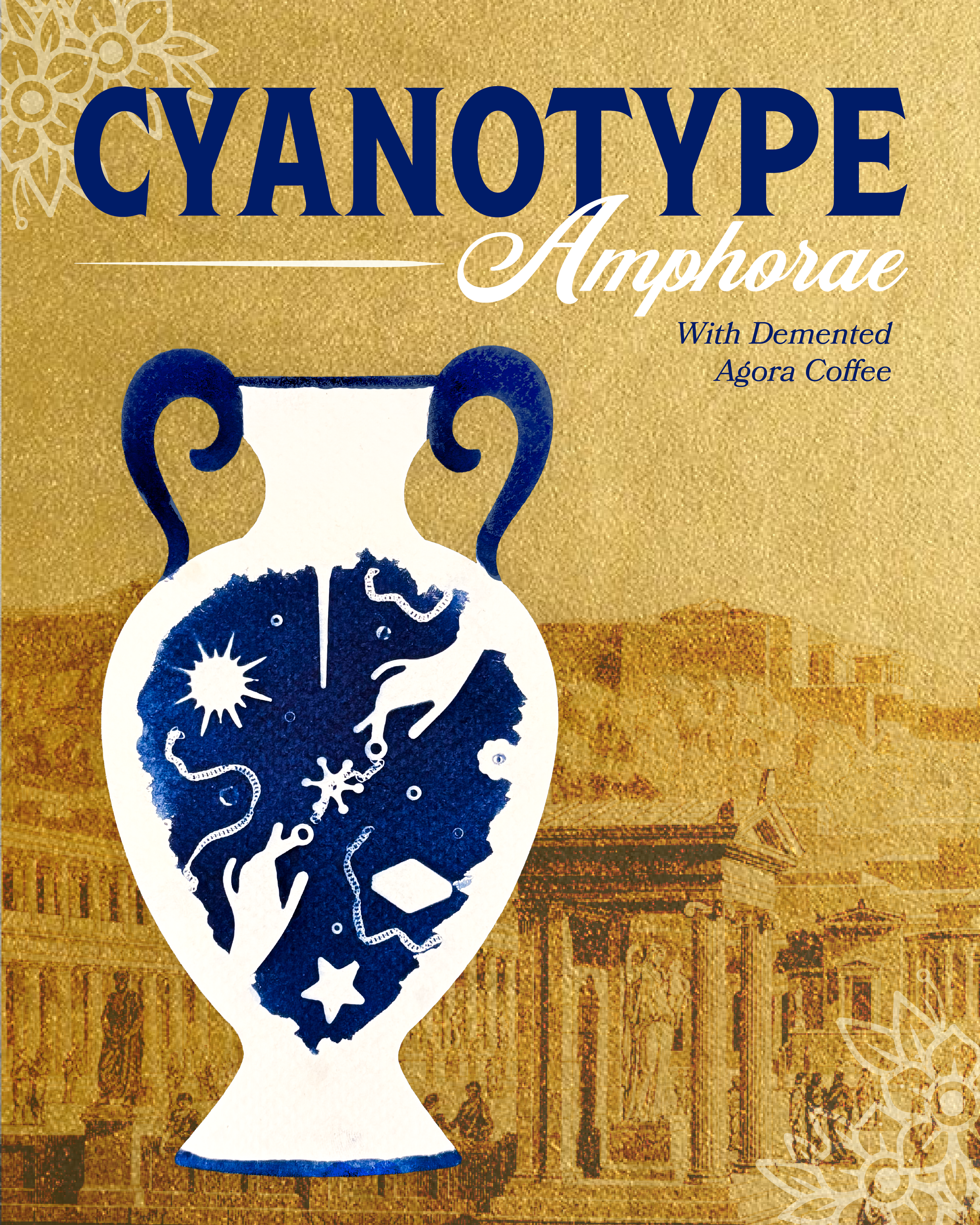 Make & Take Cyanotype Amphorae with Demented Agora Coffee