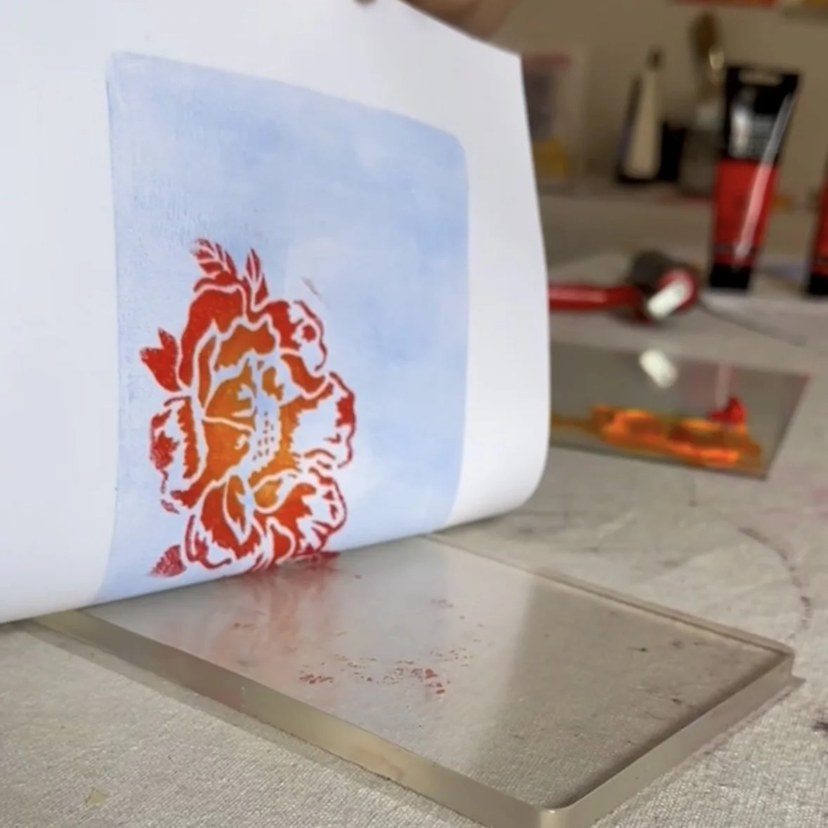 Gel Plate Printing @ Spare Parts