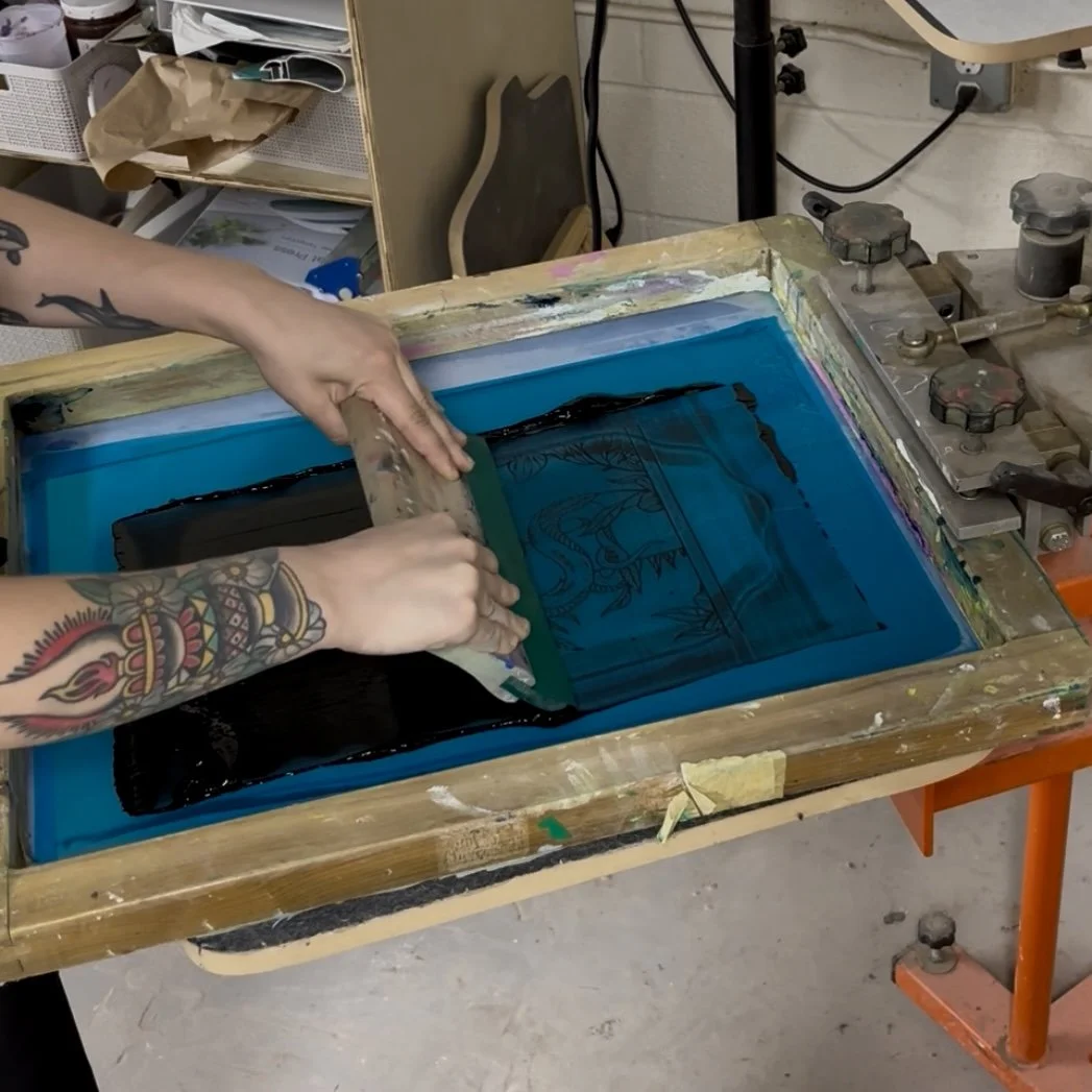 Beginner Screen Printing Class at Breva Creative