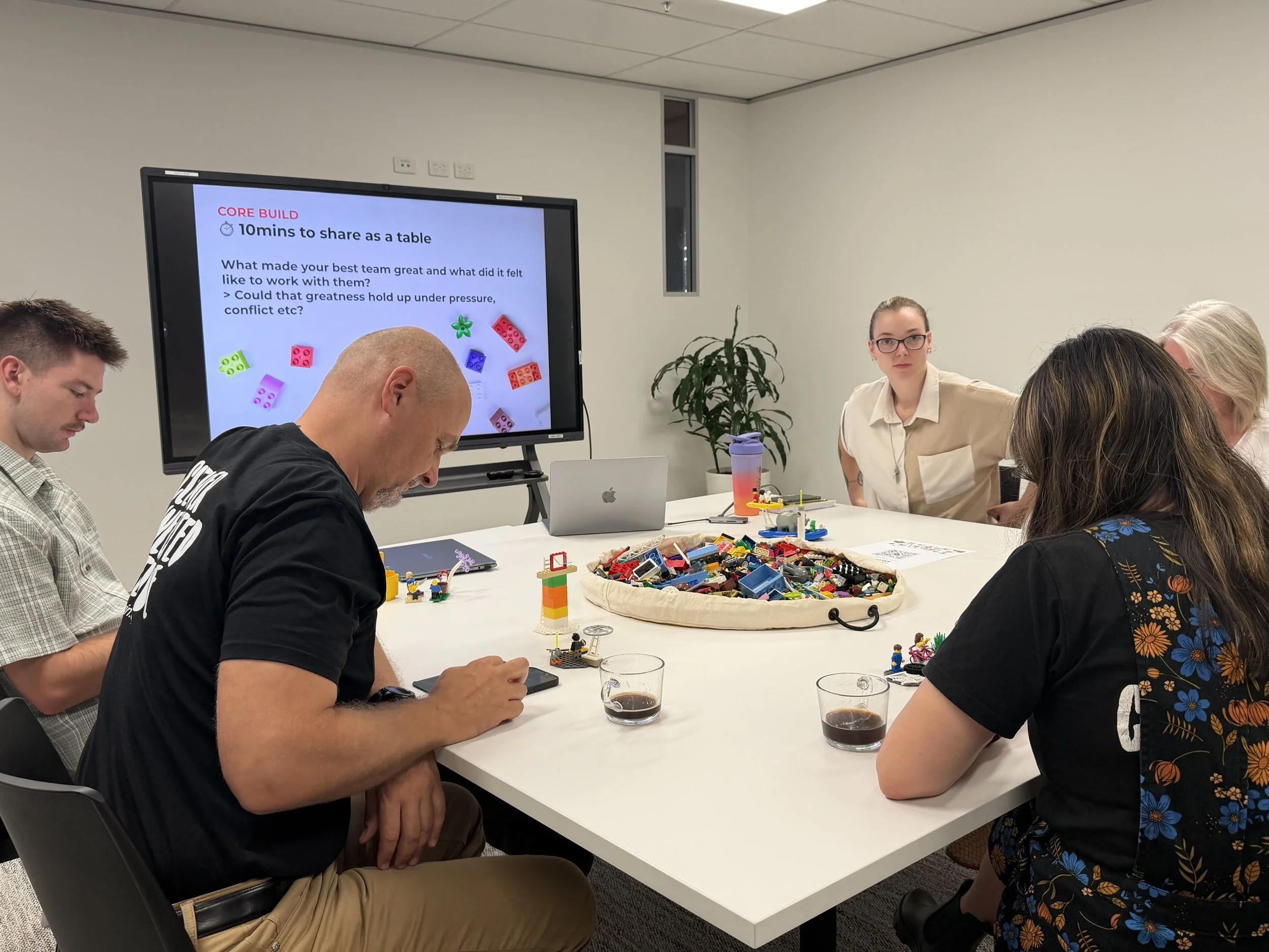Lego bricks representing fertility medication