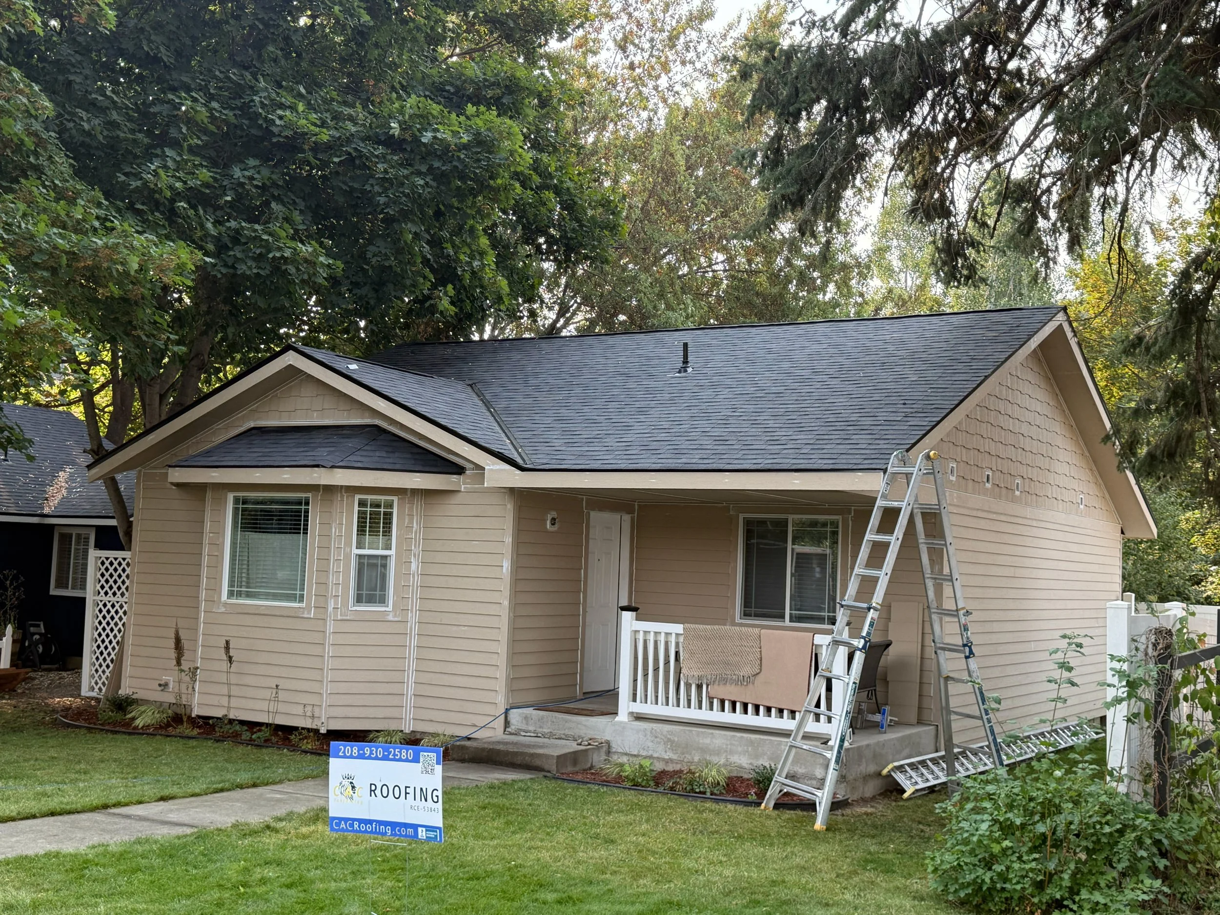 Coeur d'Alene Idaho replacement roof by CAC Roofing