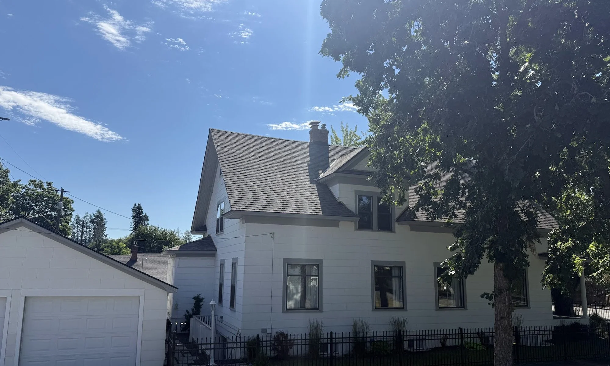 Re-roof on CDA ave CAC roofing Company Coeur d'Alene Idaho 83814