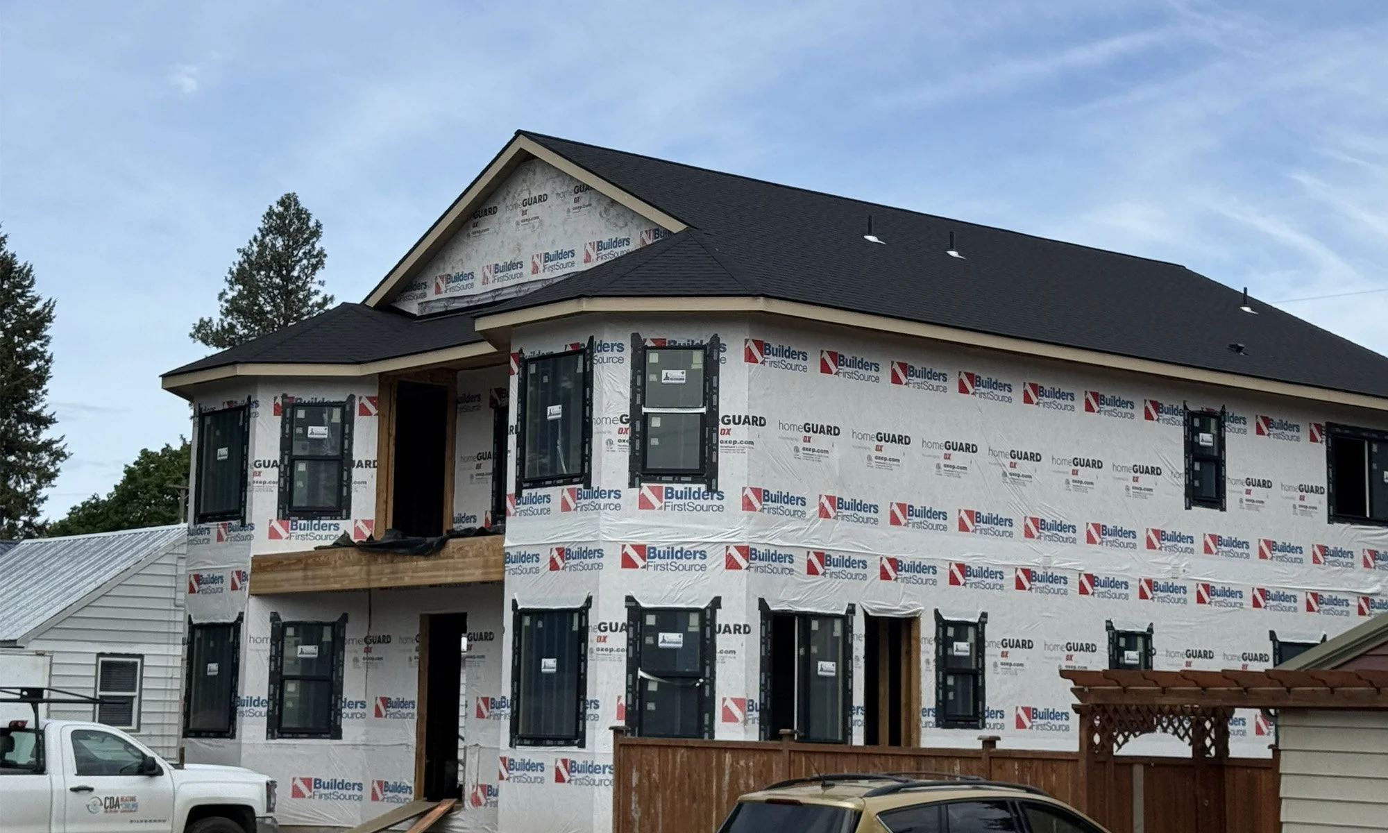New construction roof on Saint Maries Ave Coeur d'Alene  CAC Roofing