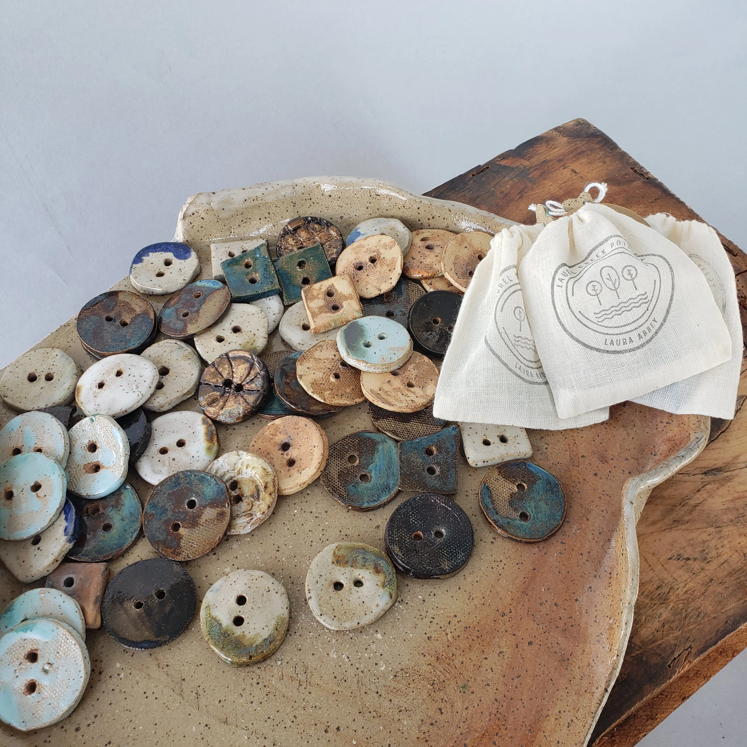 Butter Bell &amp; Buttons Class with Laurel Creek Pottery