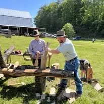Riving Wood Shingles by Hand
