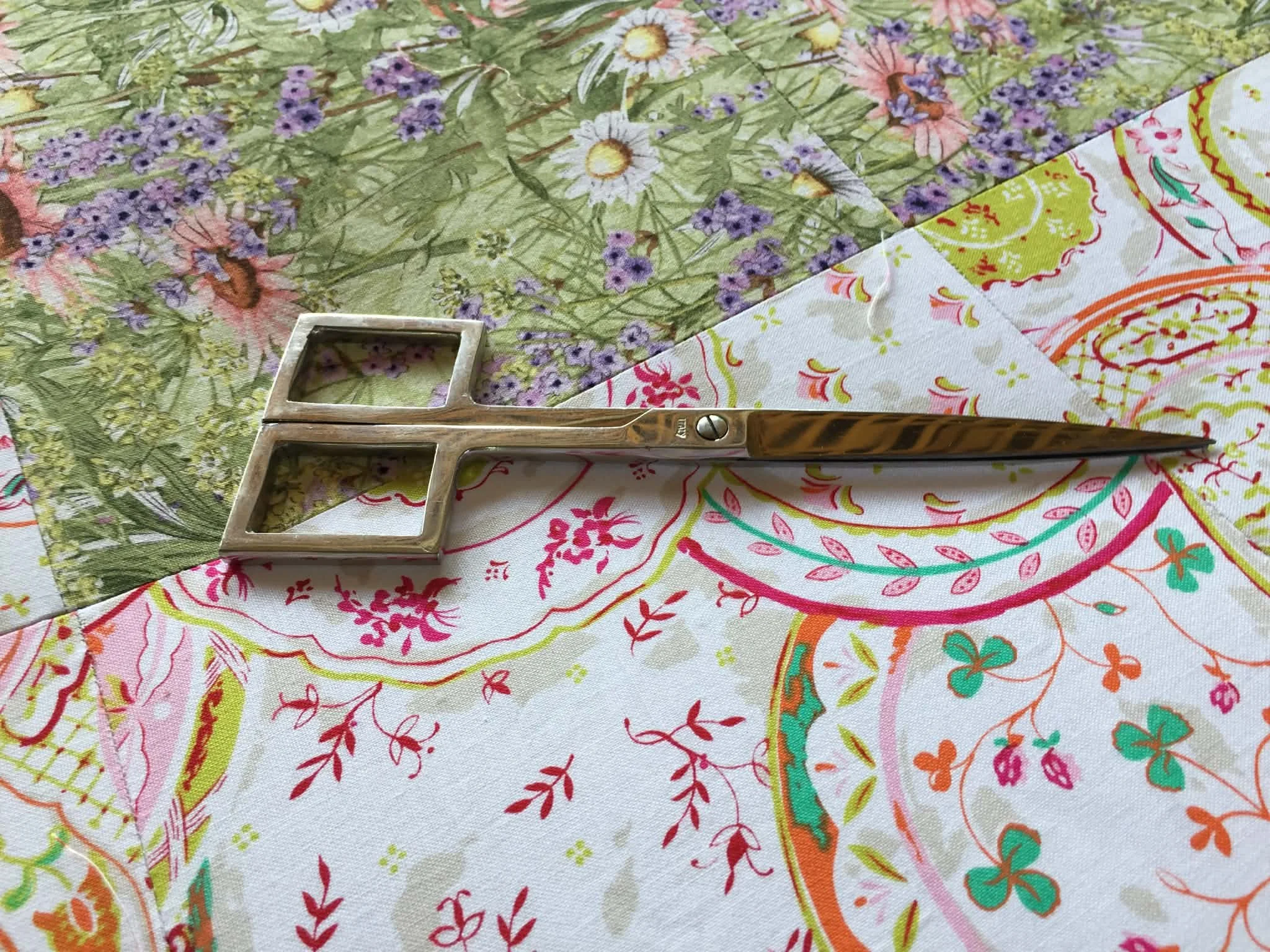 Laying in a Quilt Top