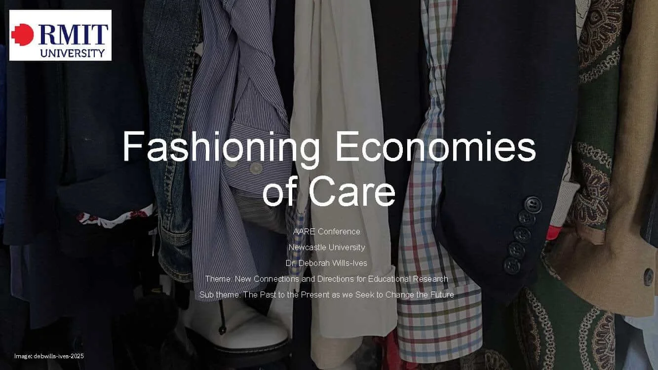 Fashioning Economies of Care