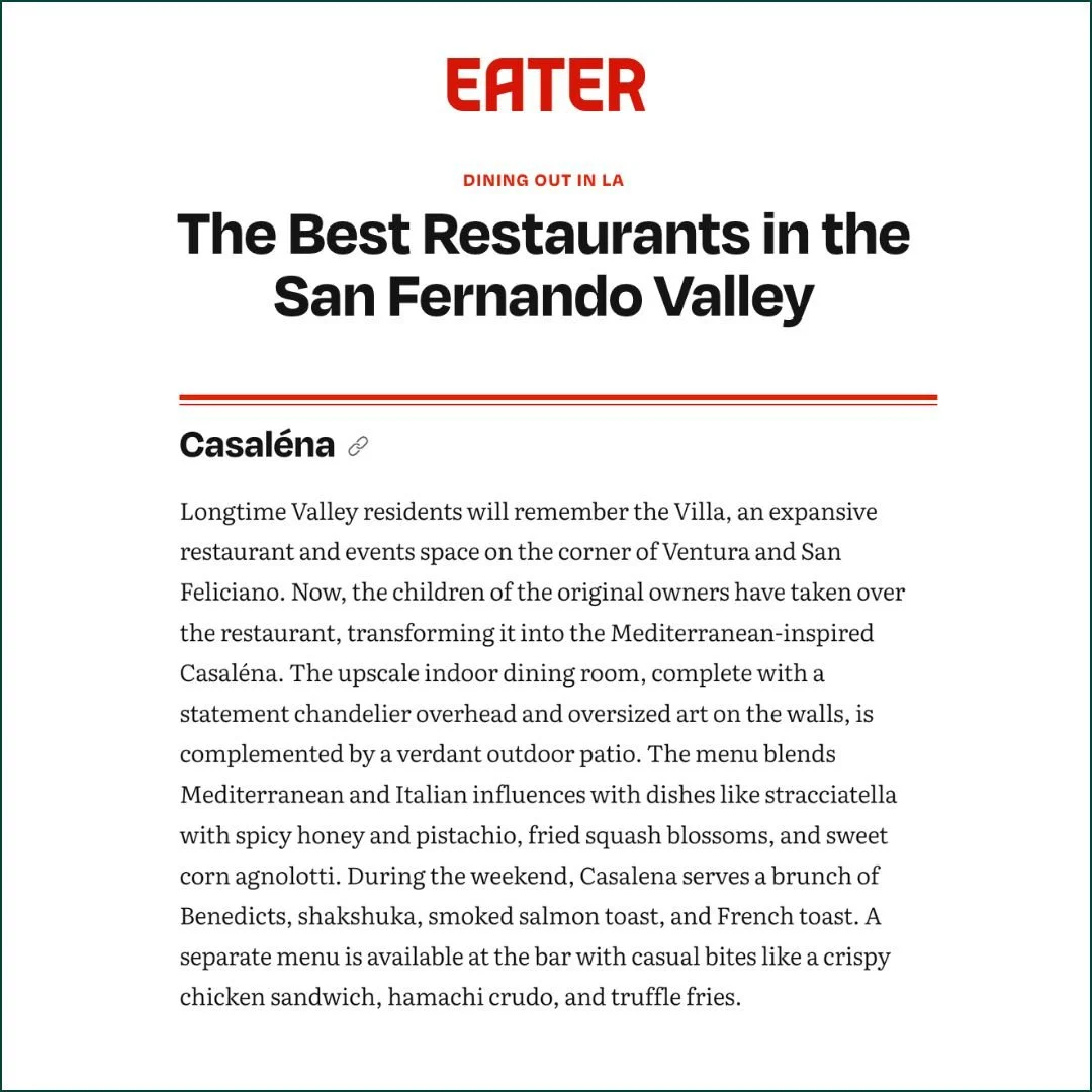 The Best Restaurants in the San Fernando Valley