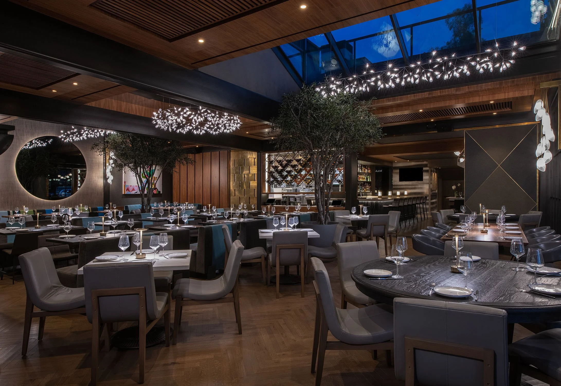 The atrium dining room