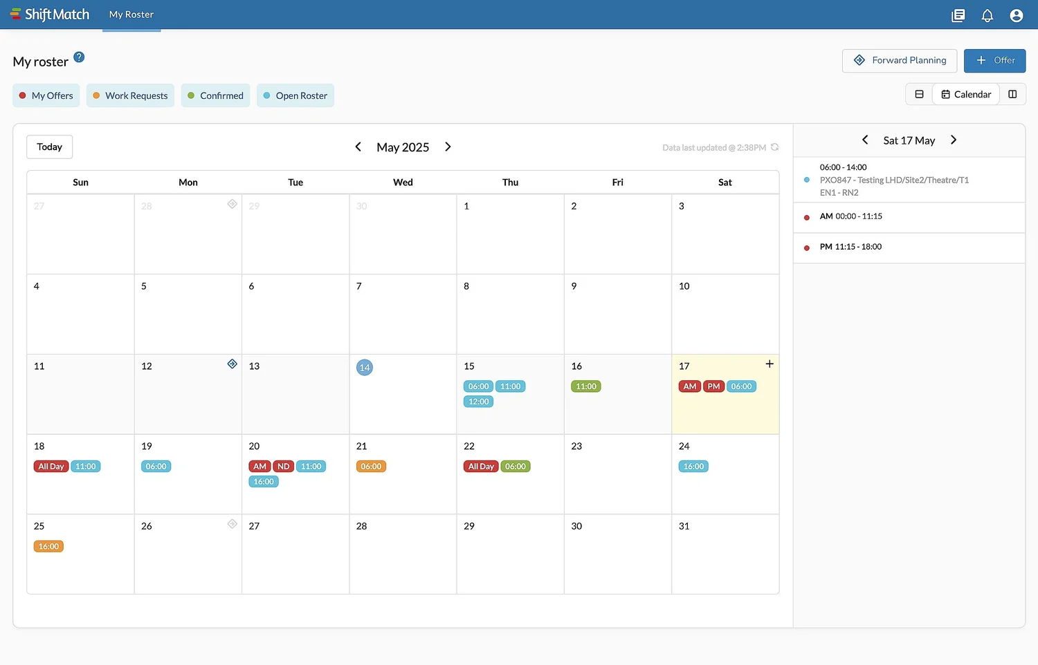 Feature Release for Workers — ShiftMatch